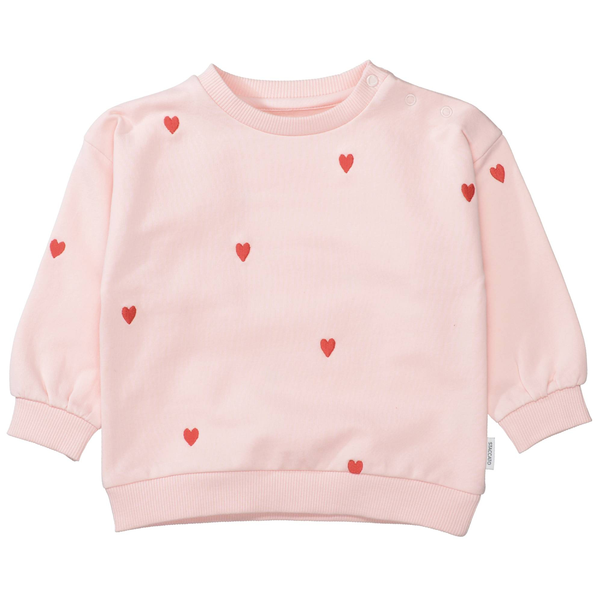 Pullover & Sweatshirts, STACCATO, Pink – Besonderheit: aus 95% Baumwolle