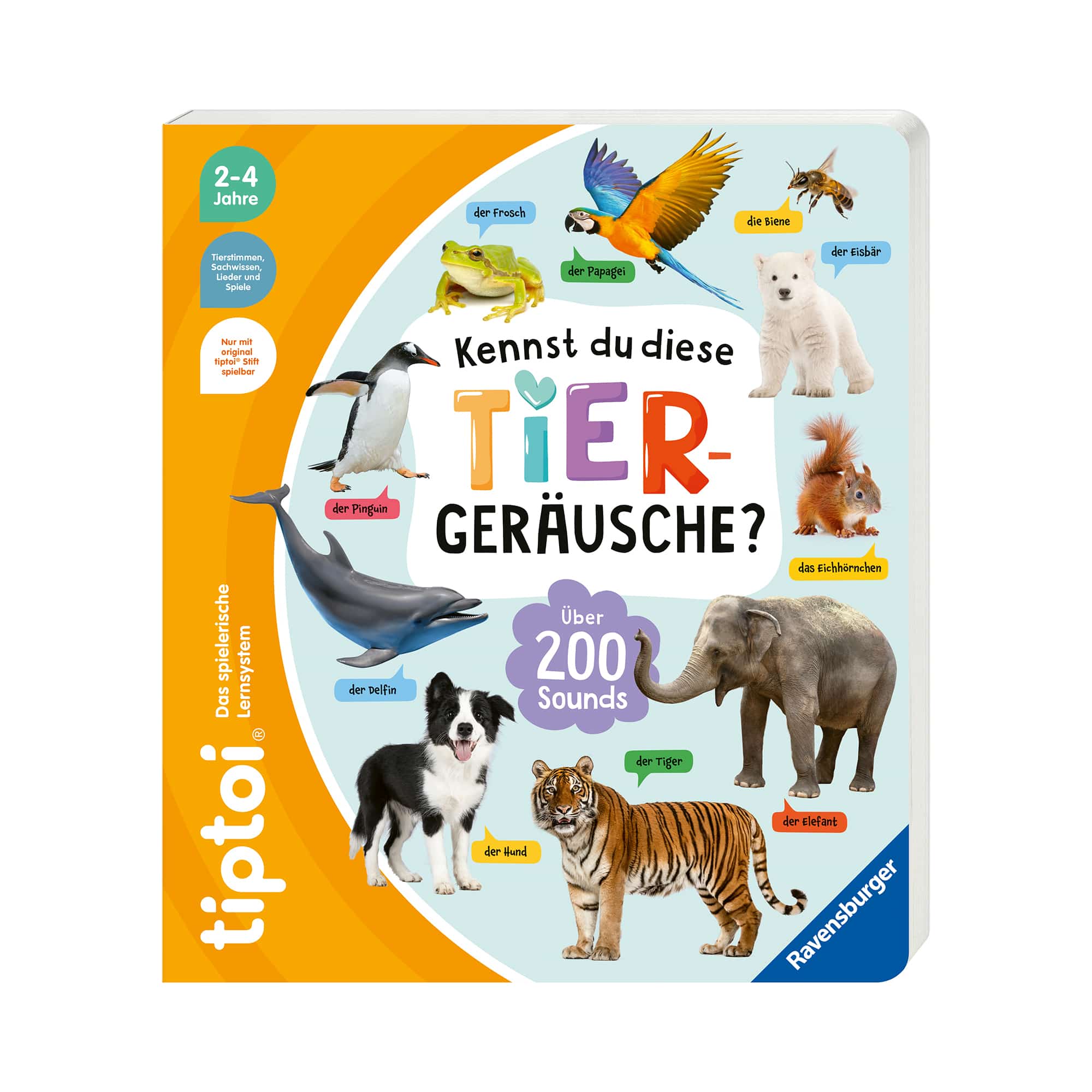 Soundbücher, Tiptoi, Gelb – Produktansicht