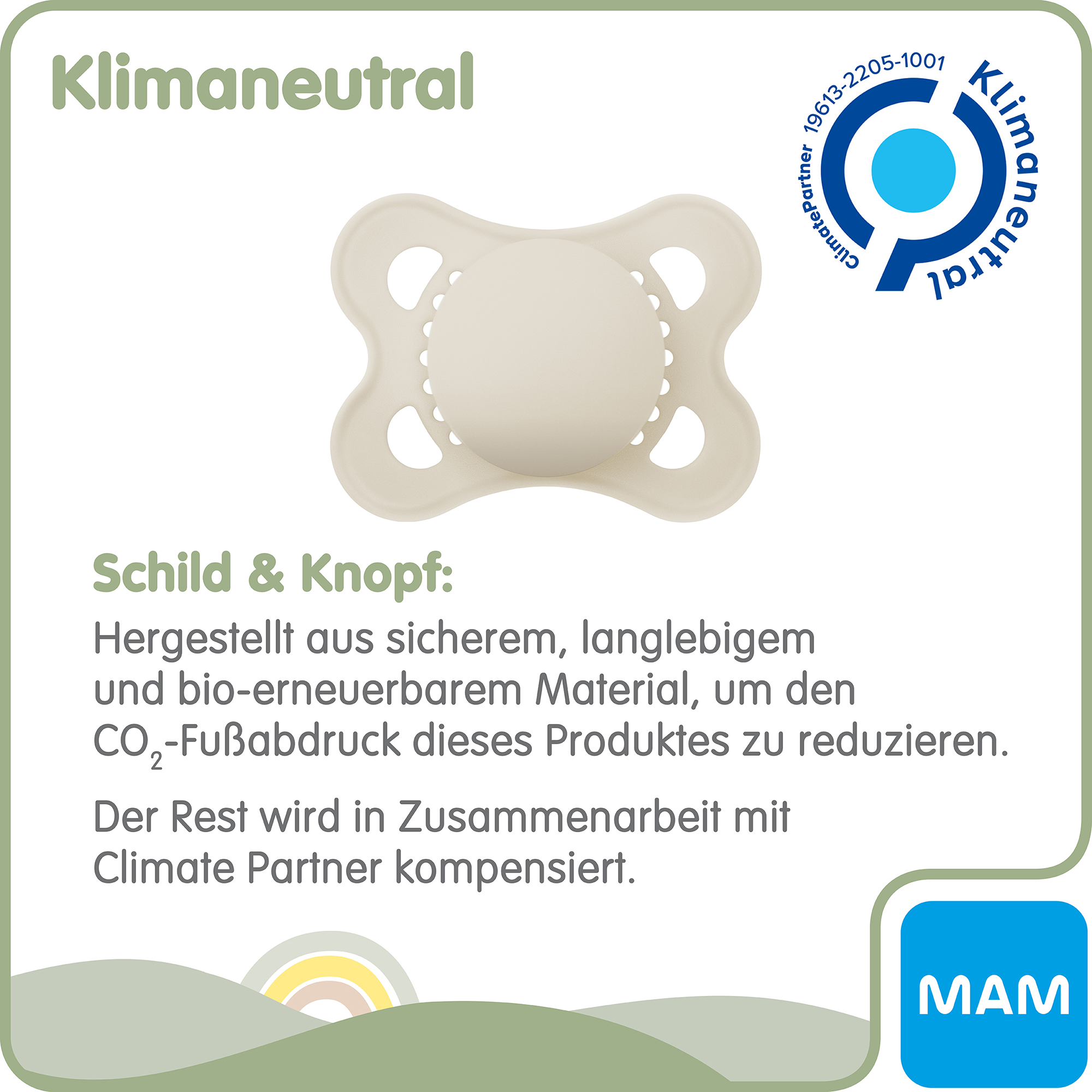 Schnuller, MAM, Blau – Produktansicht