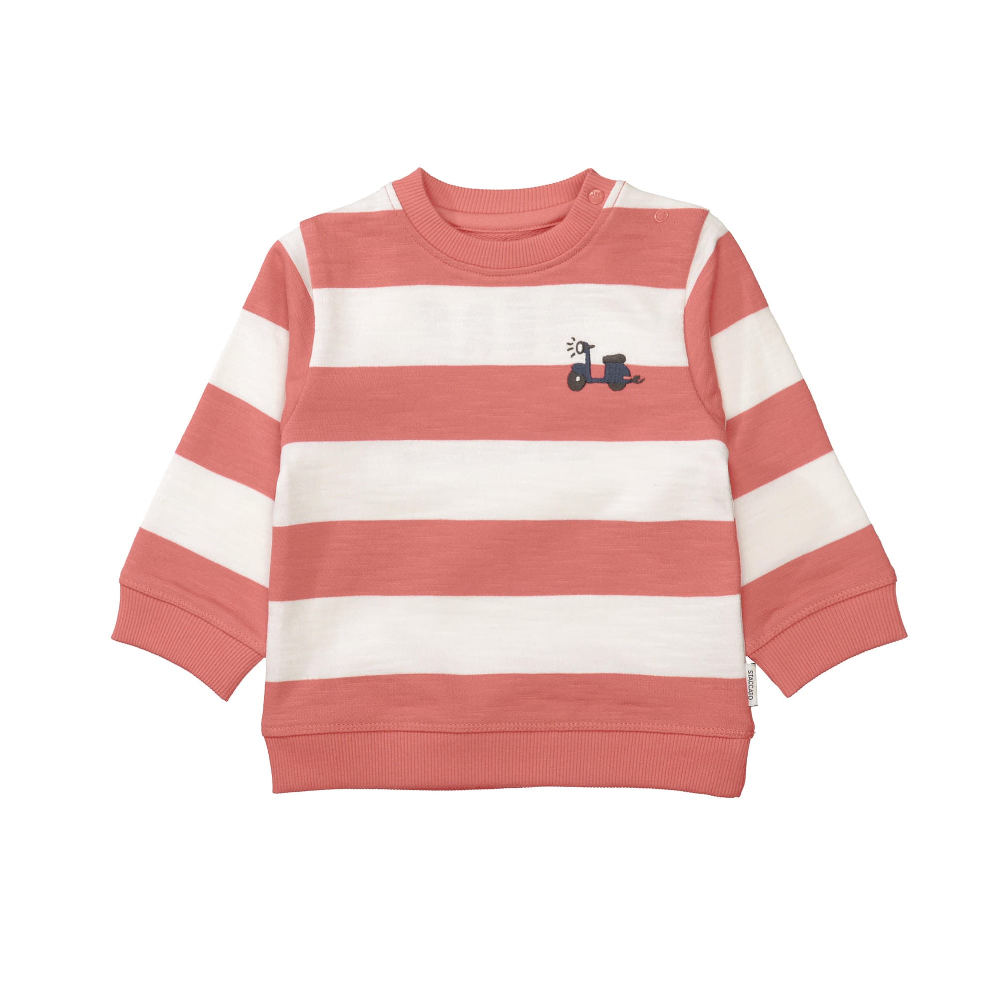 Pullover & Sweatshirts, STACCATO, Mehrfarbig – Besonderheit: aus 100% Baumwolle