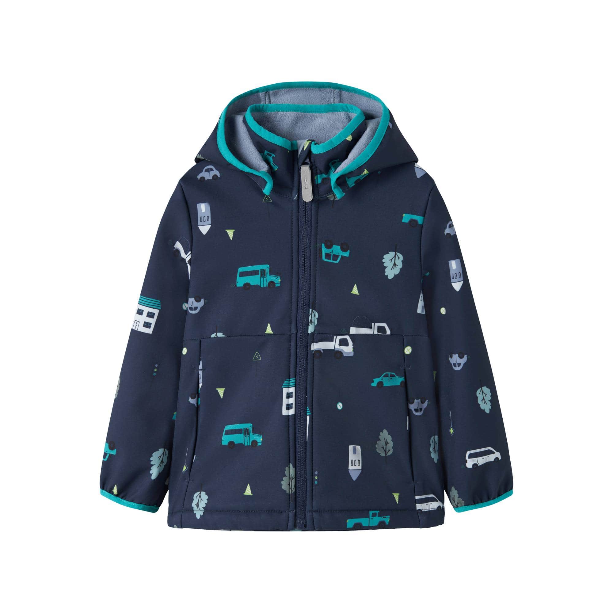 Jacken, name it, Blau – Besonderheit: Außenmaterial aus 94% Polyester (Hauptmaterial besteht zu mindestens 50% aus recyceltem Polyester)