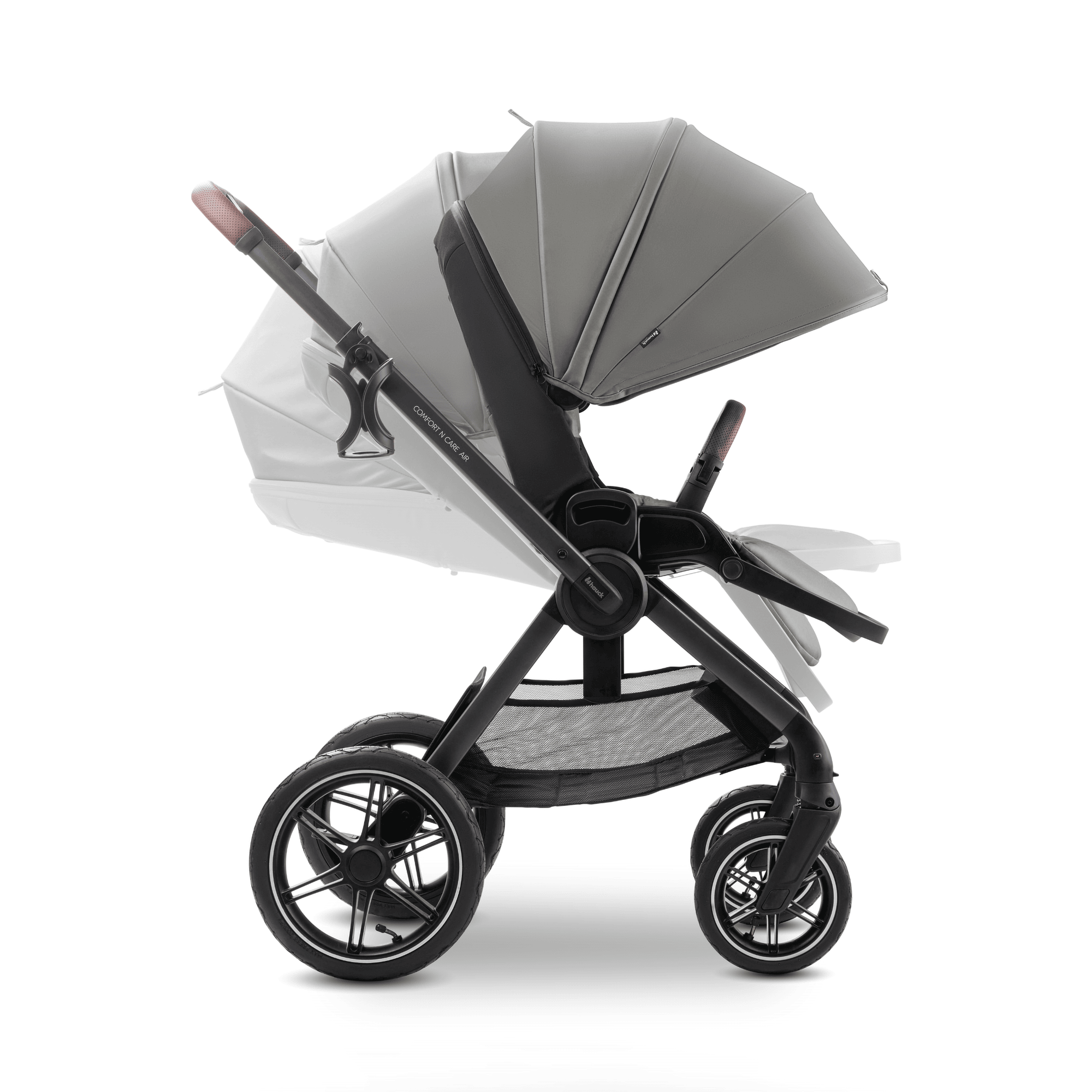 Kombi-Kinderwagen, hauck, Grau – Produktansicht