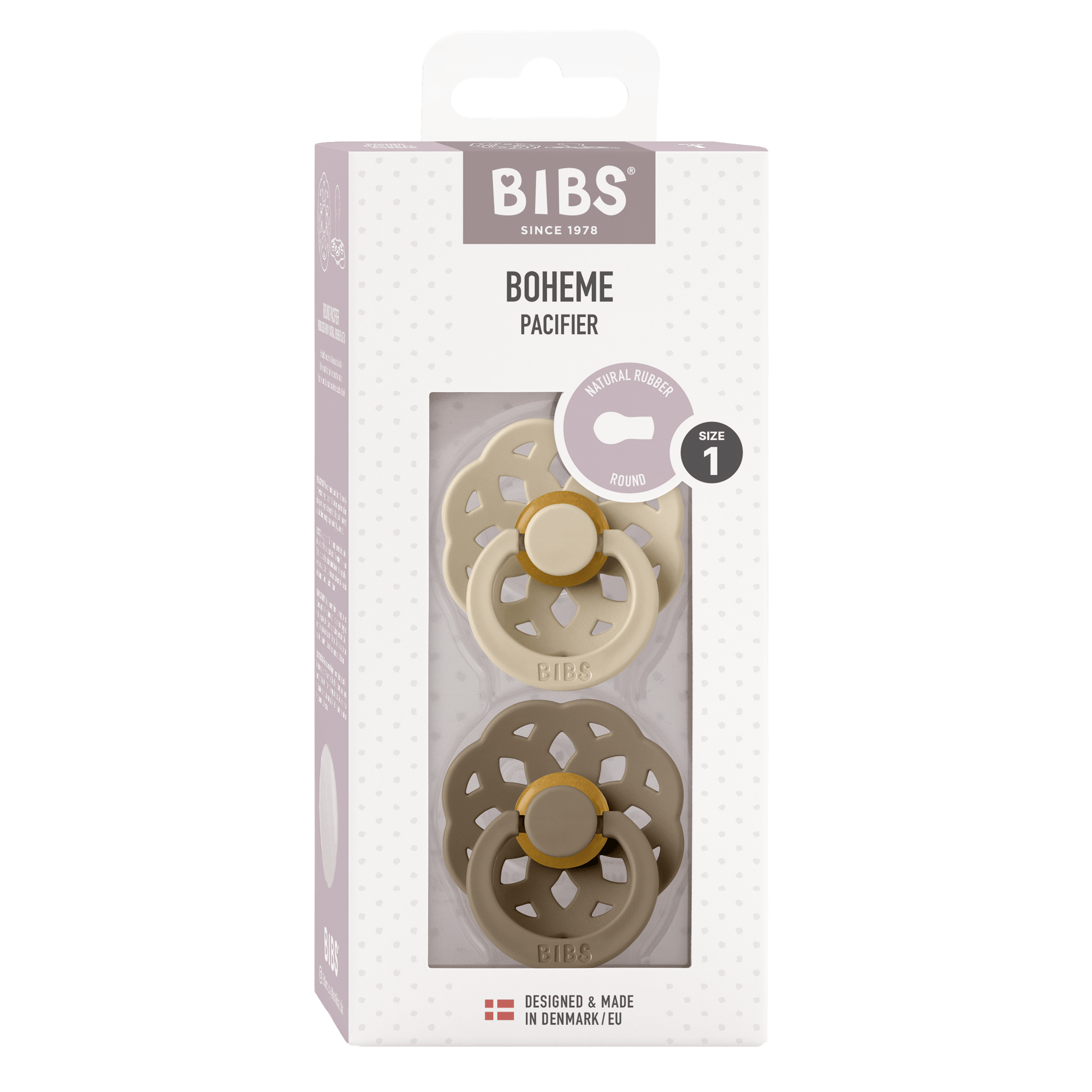 Schnuller, BIBS, Beige – Produktansicht