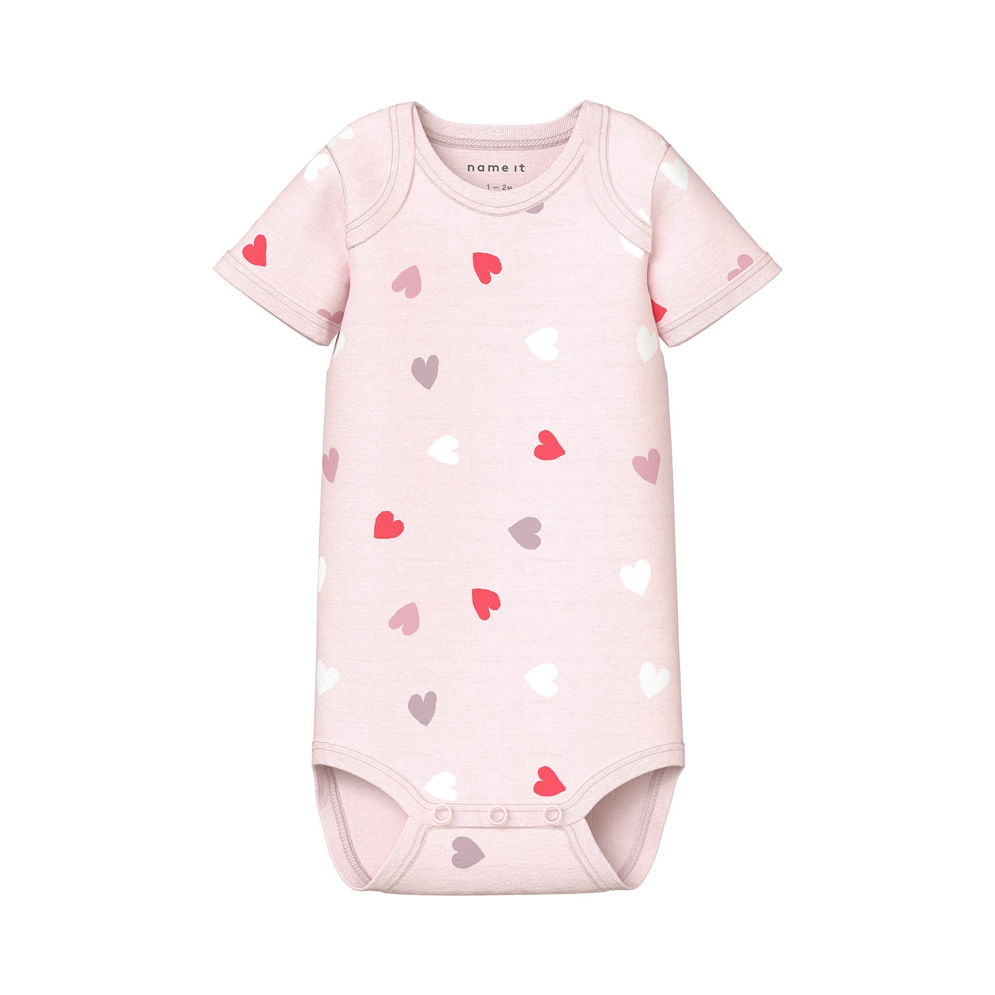 Kurzarmbodys, name it, Pink – Besonderheit: aus 100% Baumwolle