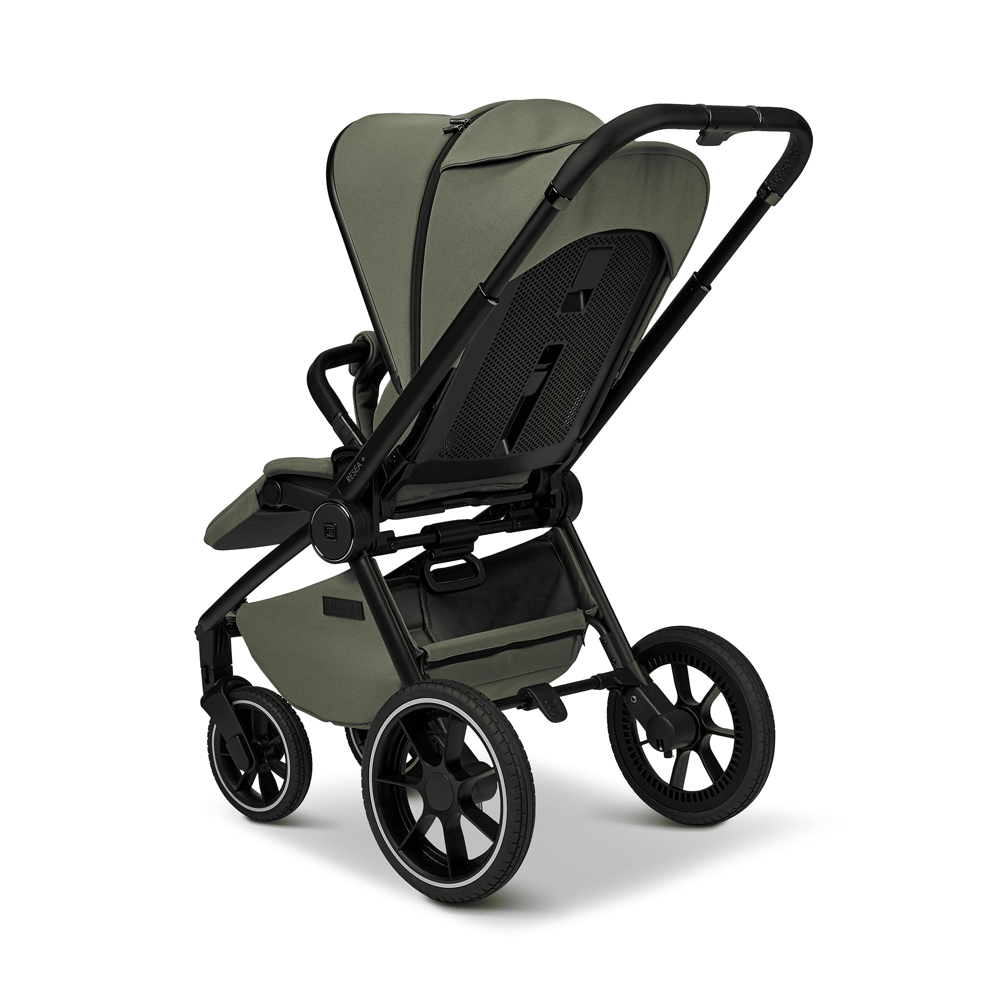 Kombi-Kinderwagen, MOON, Grün – Produktansicht