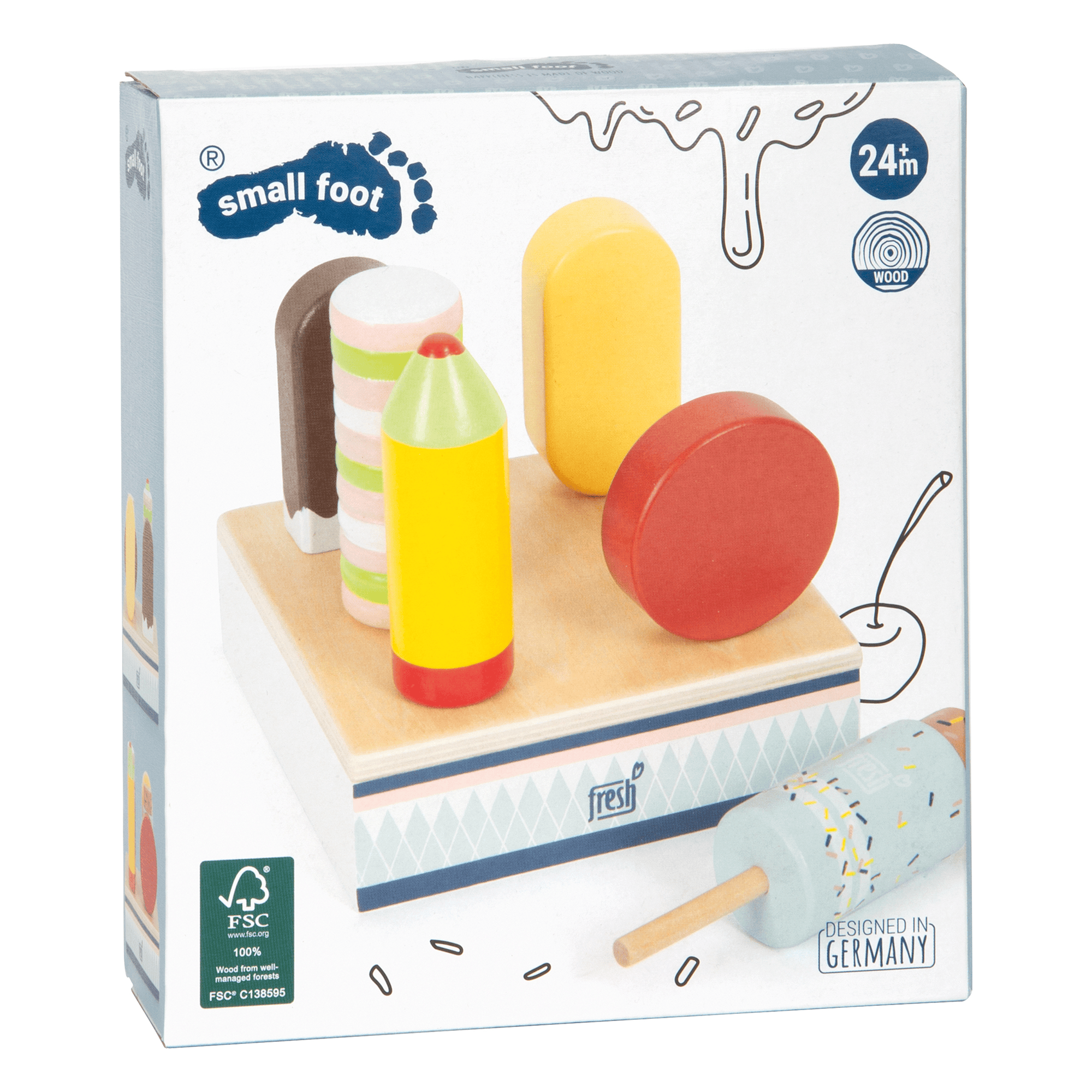 Holzspielzeug, small foot, Mehrfarbig – Produktansicht