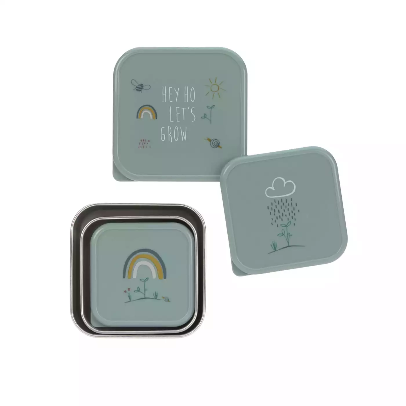 Brotdosen & Snackboxen, LÄSSIG, Grün – Produktansicht