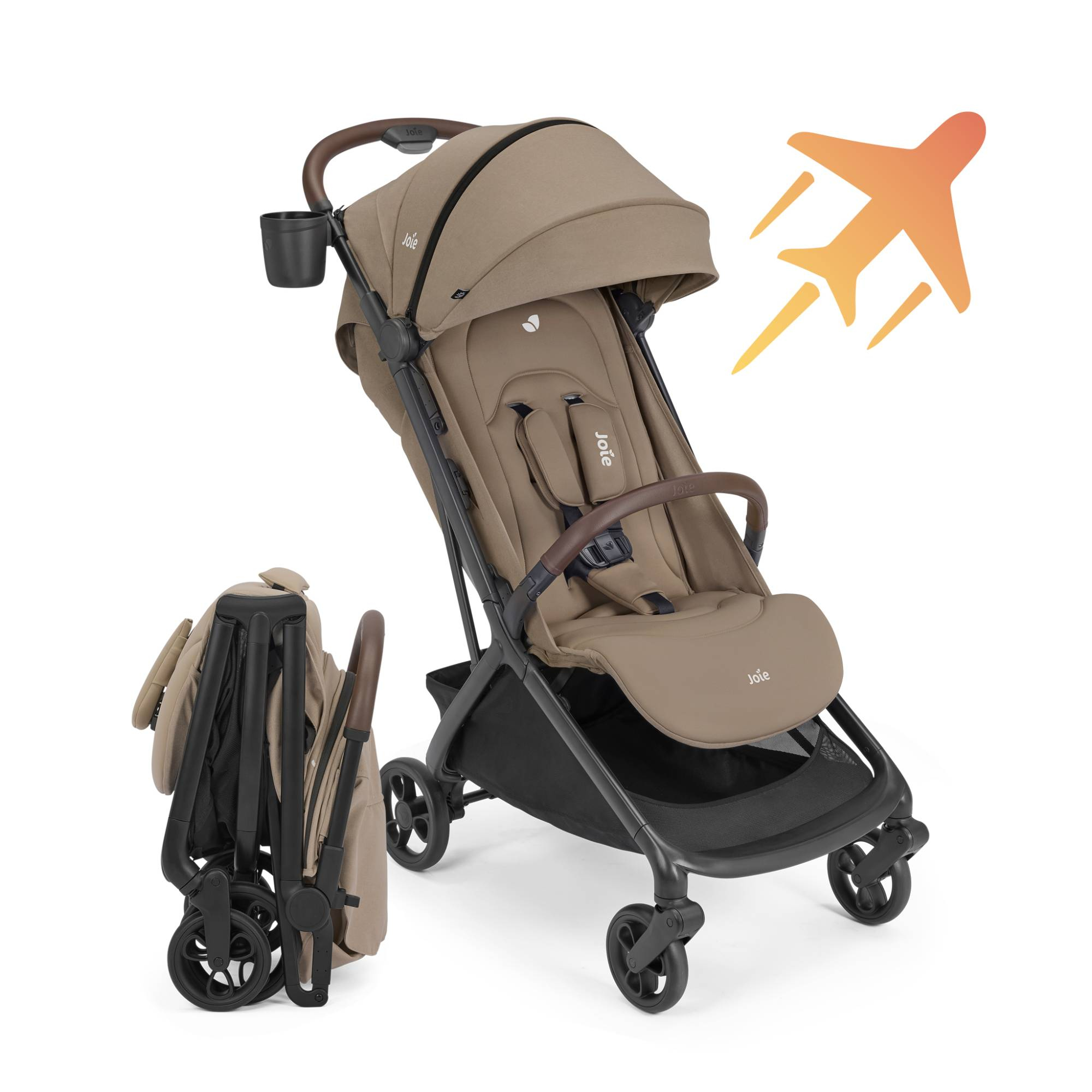 Reisebuggys, Joie, Beige – Produktansicht