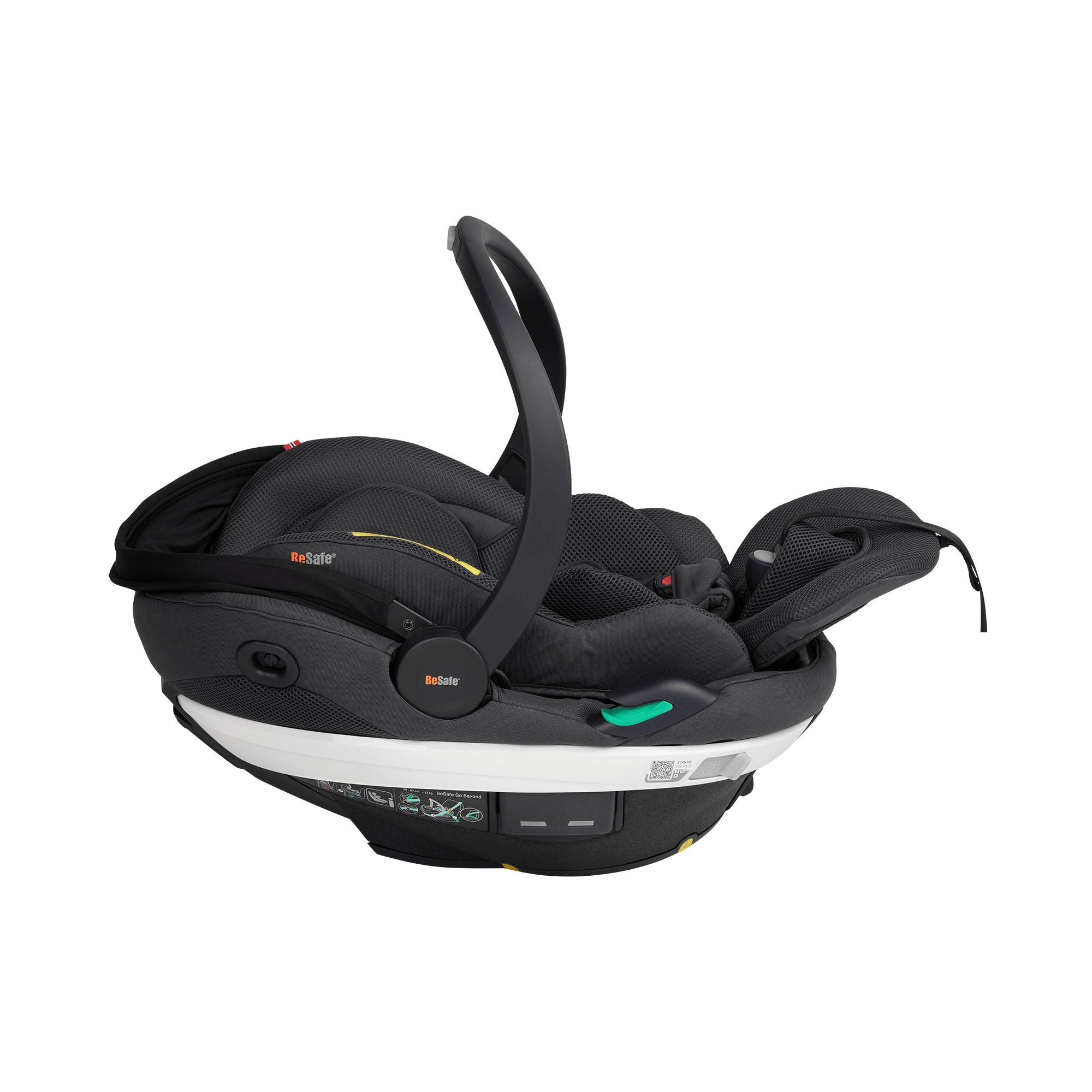Babyschalen 0-13 kg, Gruppe 0+, BeSafe, Grau – Produktansicht
