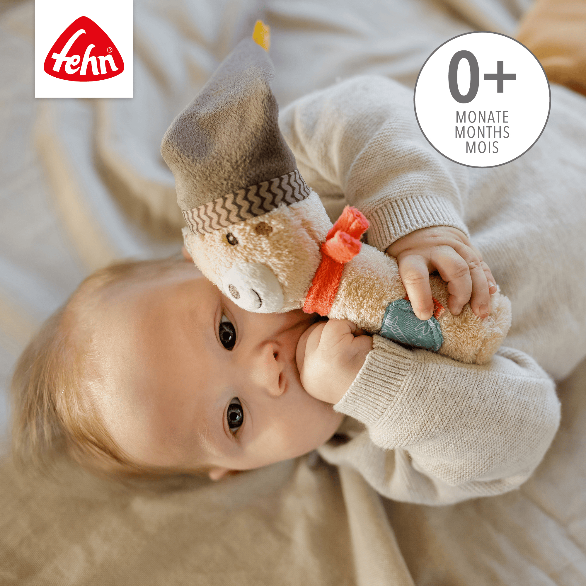 Rasseln & Greiflinge, fehn, Beige – Produktansicht