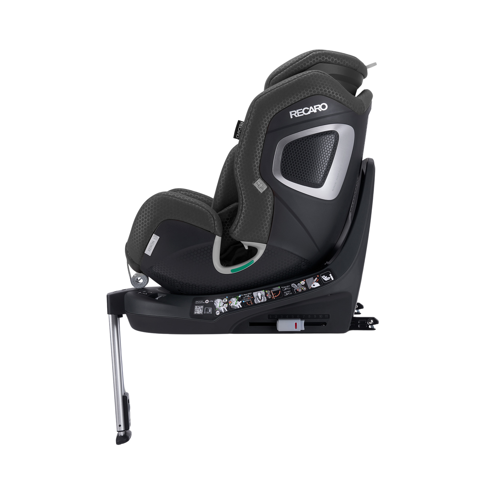 Reboarder 0-18 kg, Gruppe 0+/1, RECARO, Schwarz – Produktansicht
