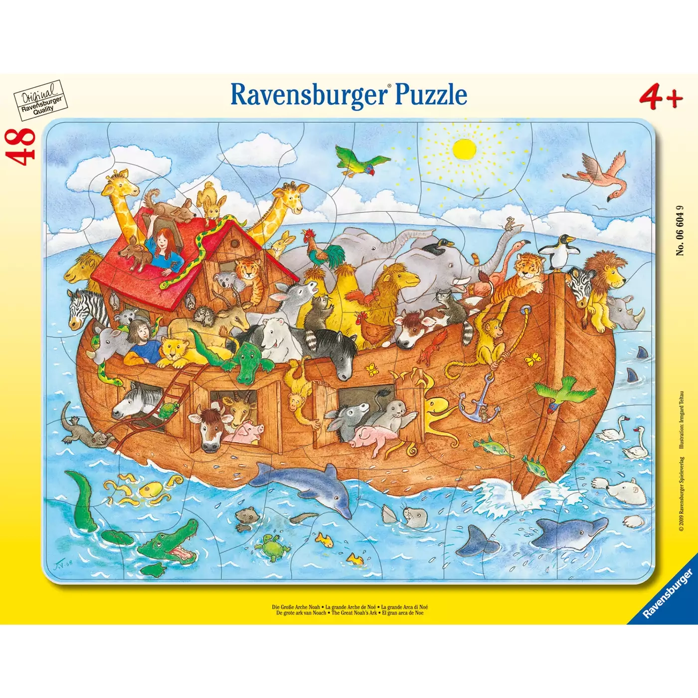 Kinderpuzzle - Die große Arche Noah Ravensburger 2000578037208 1