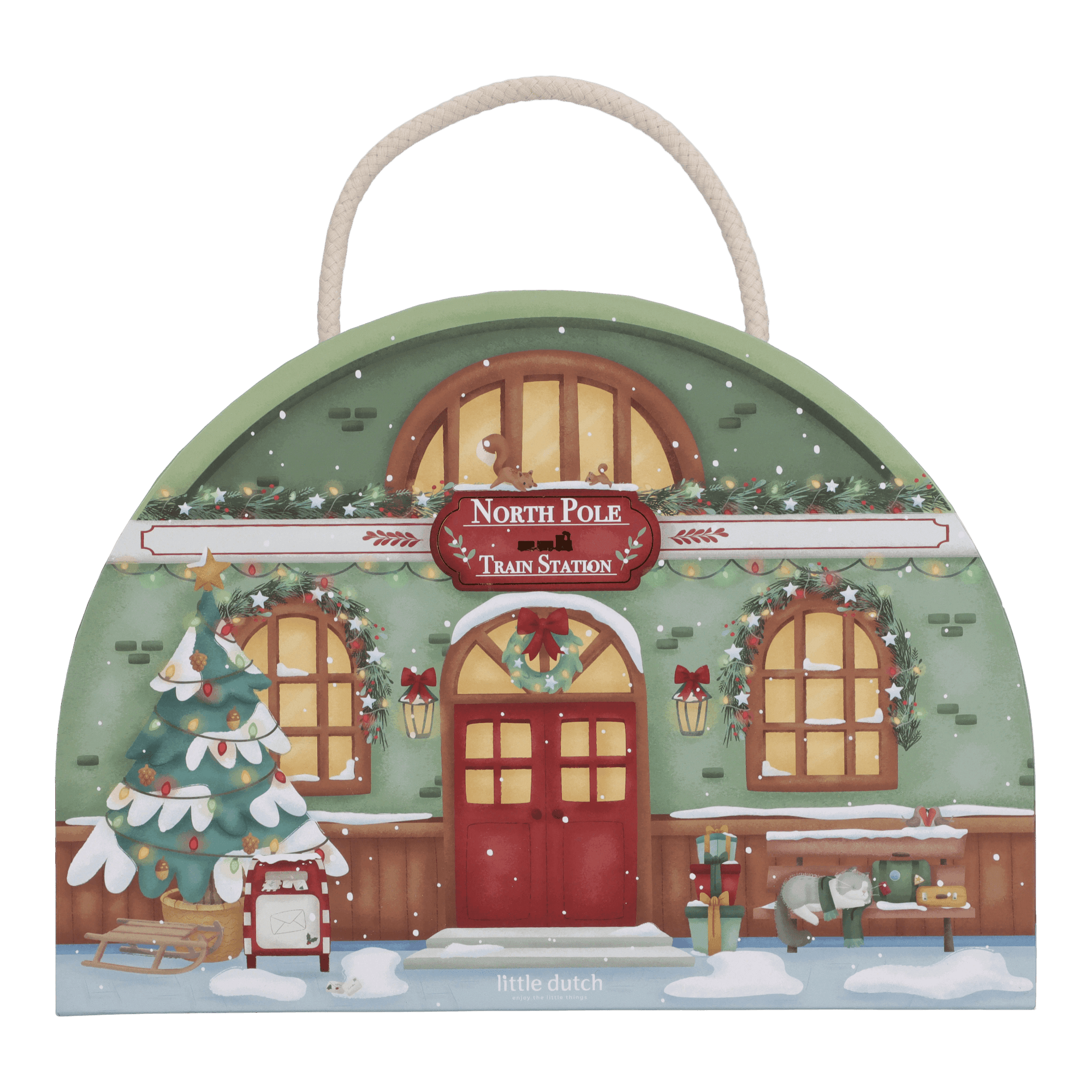 Adventskalender, LITTLE DUTCH, Grün – Produktansicht