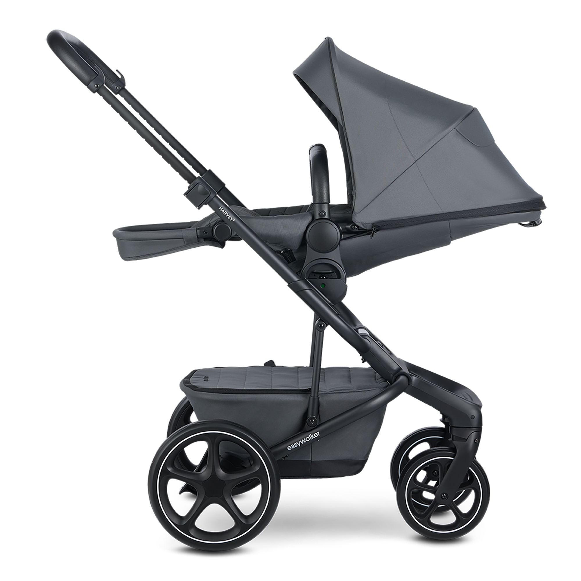 Kombi-Kinderwagen, easywalker, Grau – Produktansicht