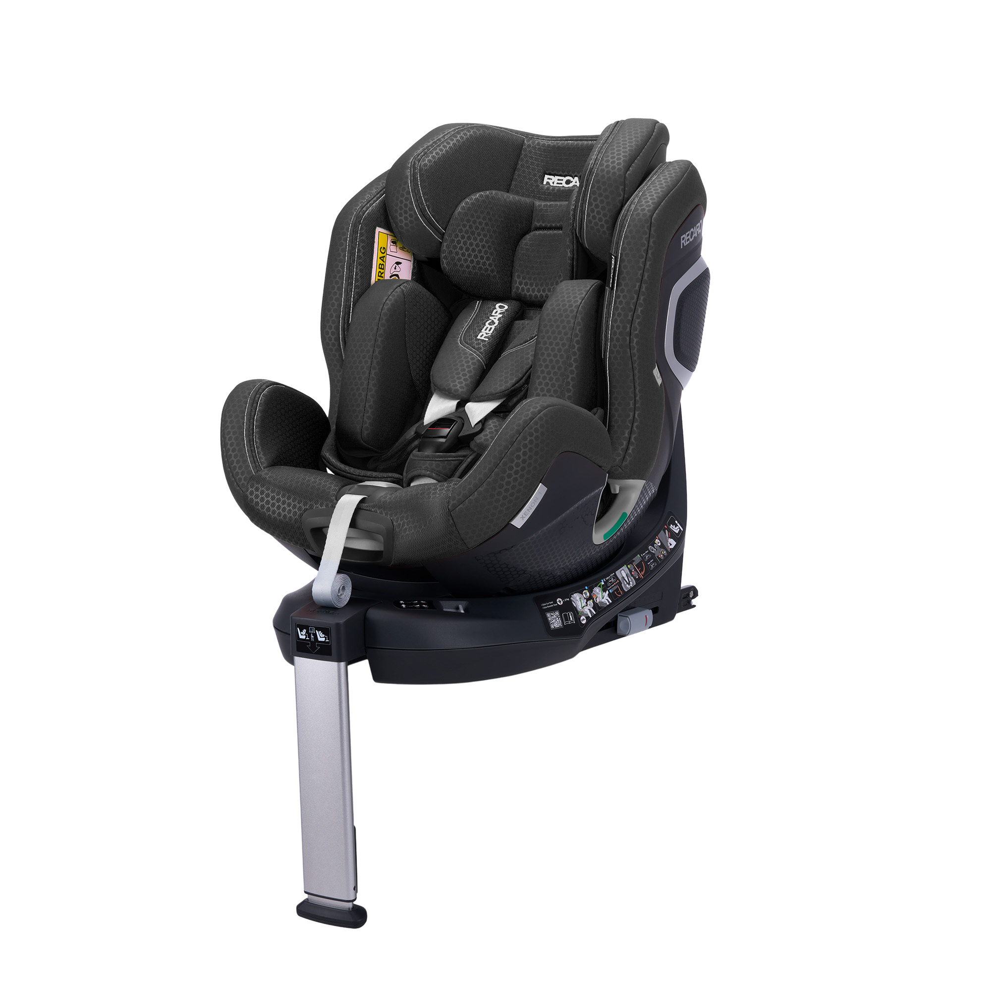 Reboarder 0-18 kg, Gruppe 0+/1, RECARO, Schwarz – Produktansicht