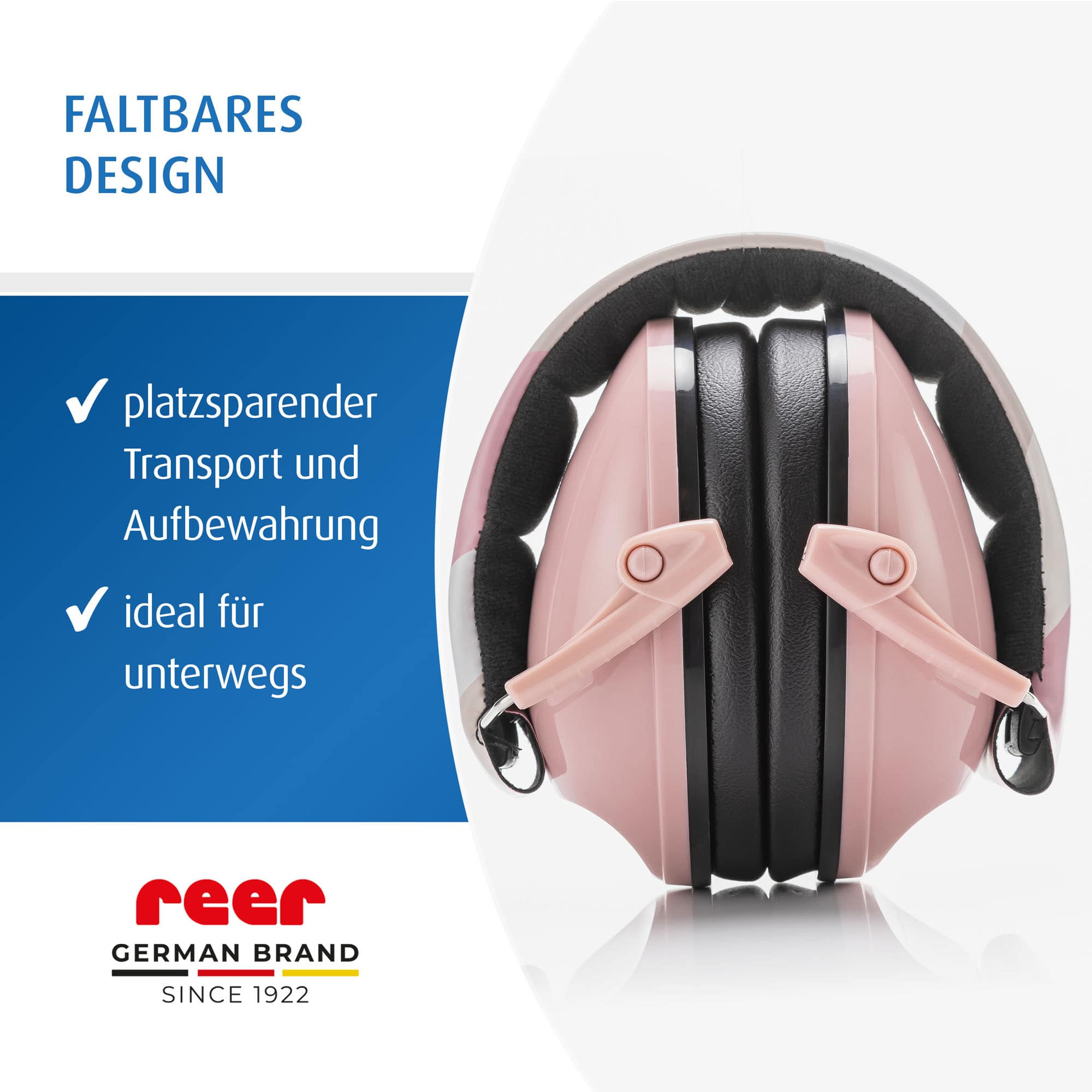 Gehörschutz, reer, Pink – Produktansicht