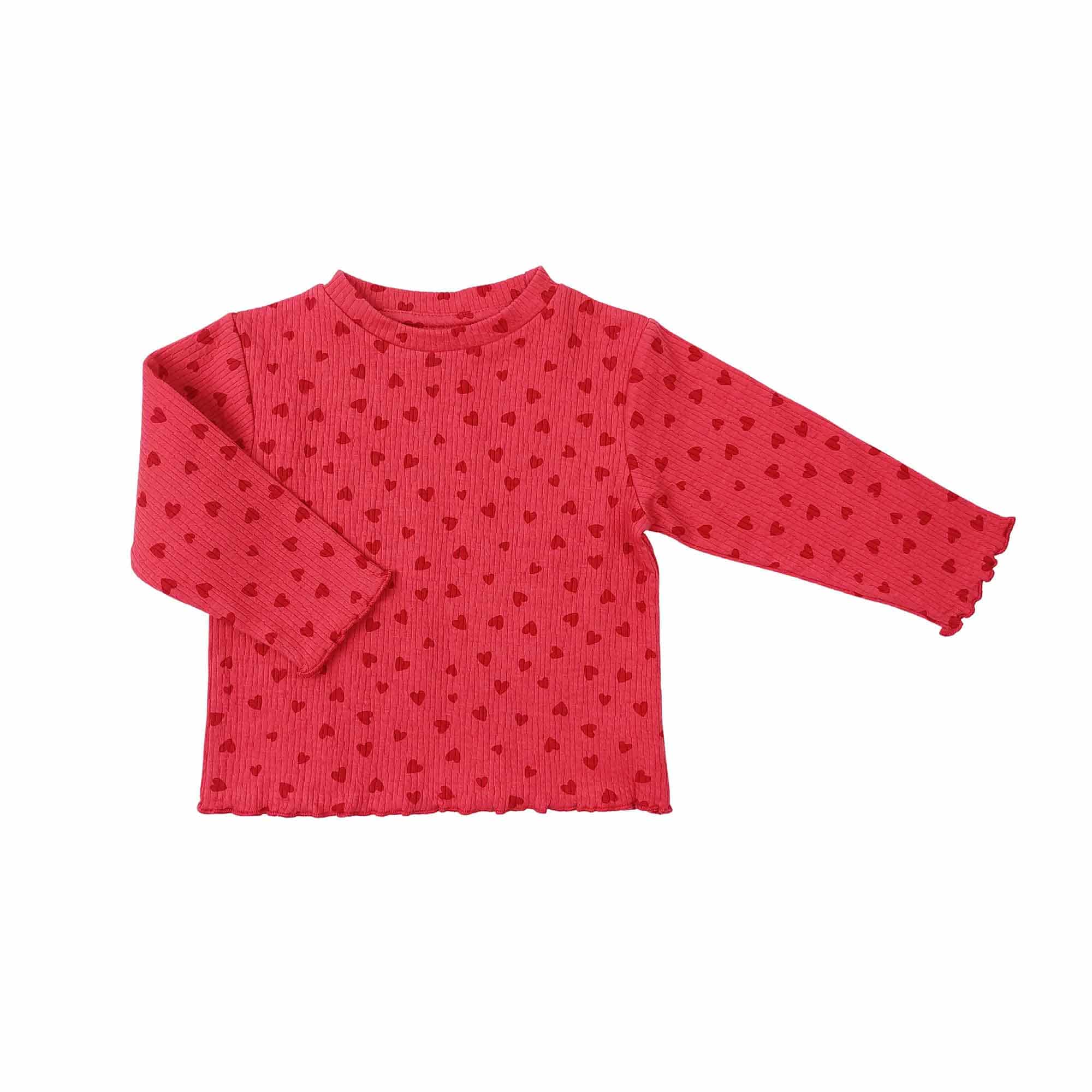 Langarmshirts, LITTLE ONE, Rot – Produktansicht