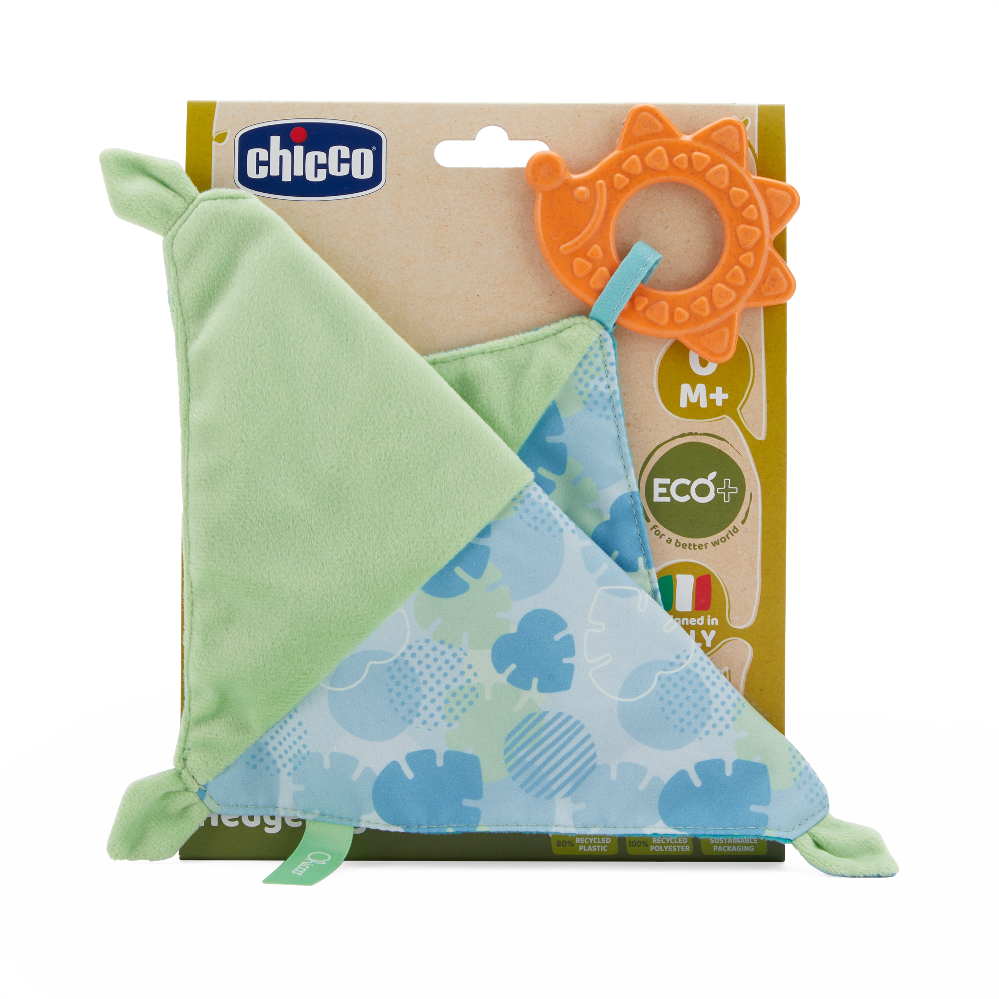 Schmusetücher, chicco, Grün – Produktansicht