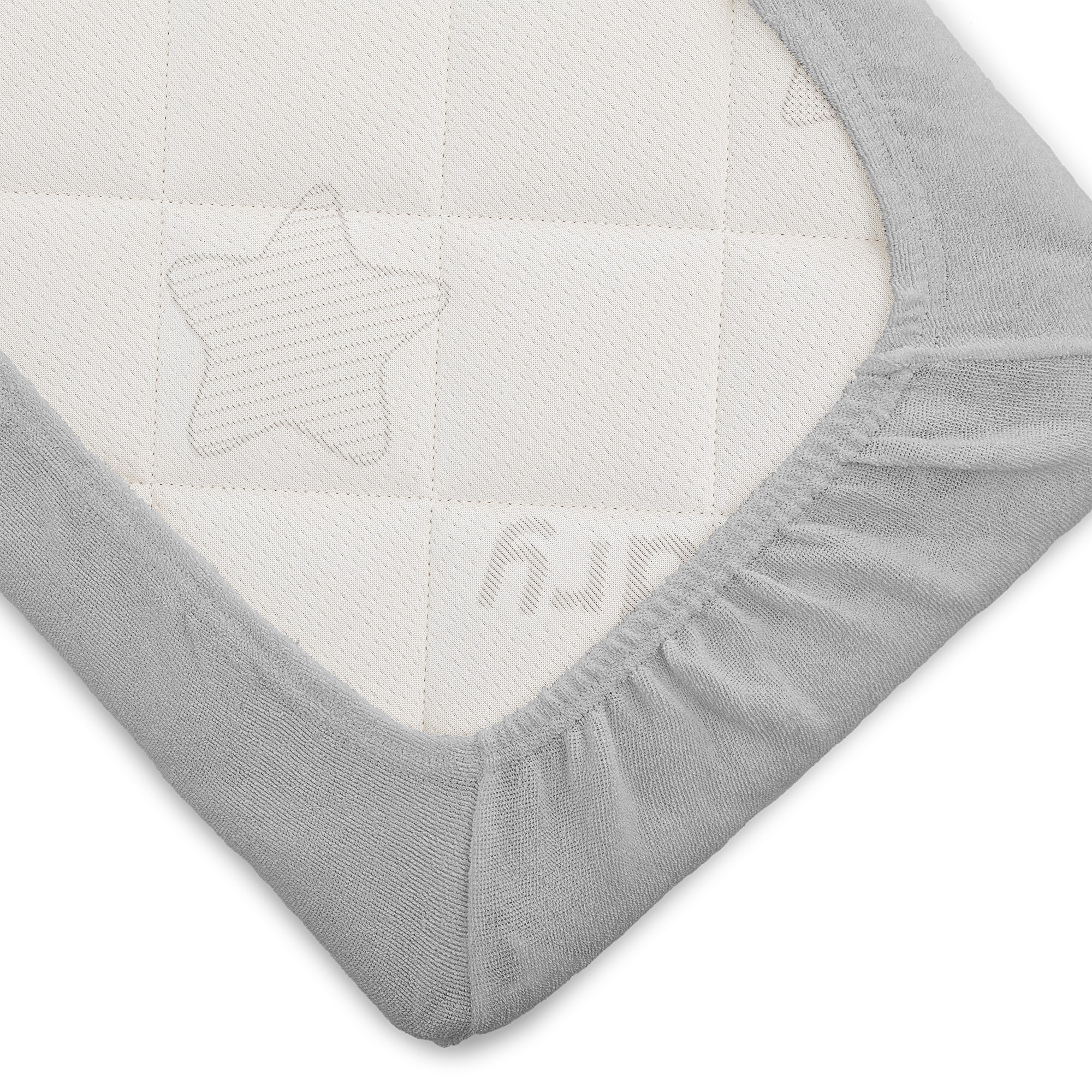 Spannbettlaken, LITTLE ONE, Grau – Besonderheit: trocknergeeignet