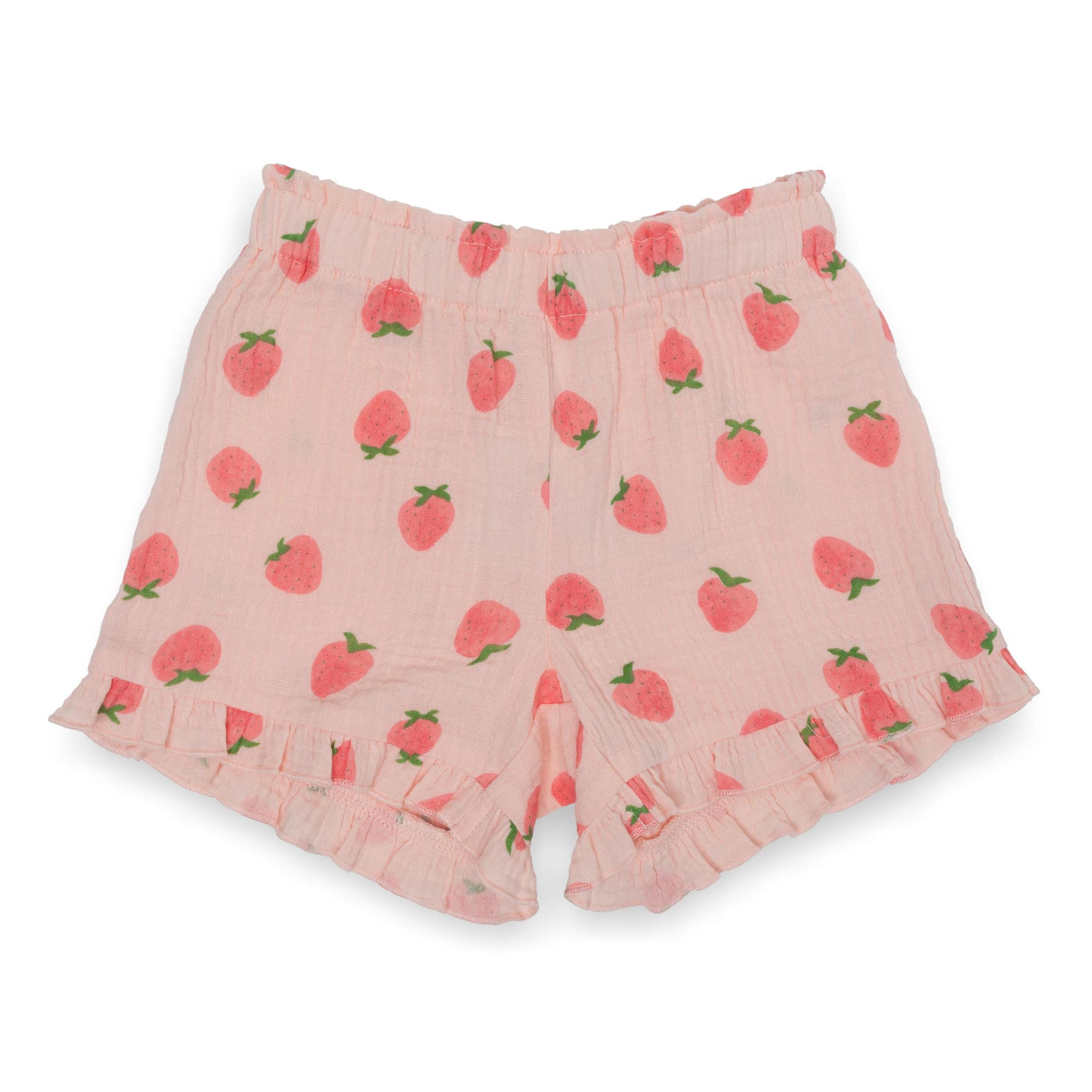 Musselin Shorts Erdbeeren LITTLE ONE Rosa M2000586200854 1