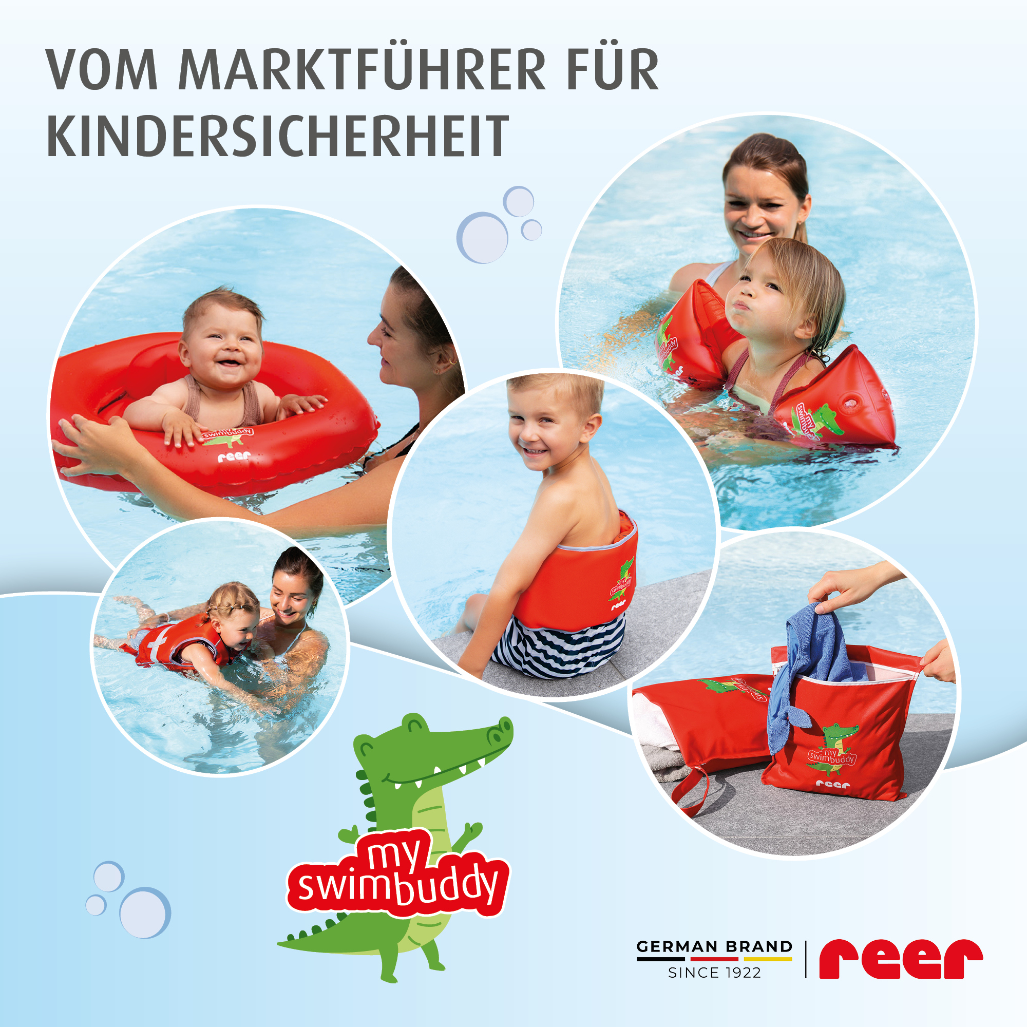 Schwimmflügel & Schwimmhilfen, reer, Rot – Produktansicht