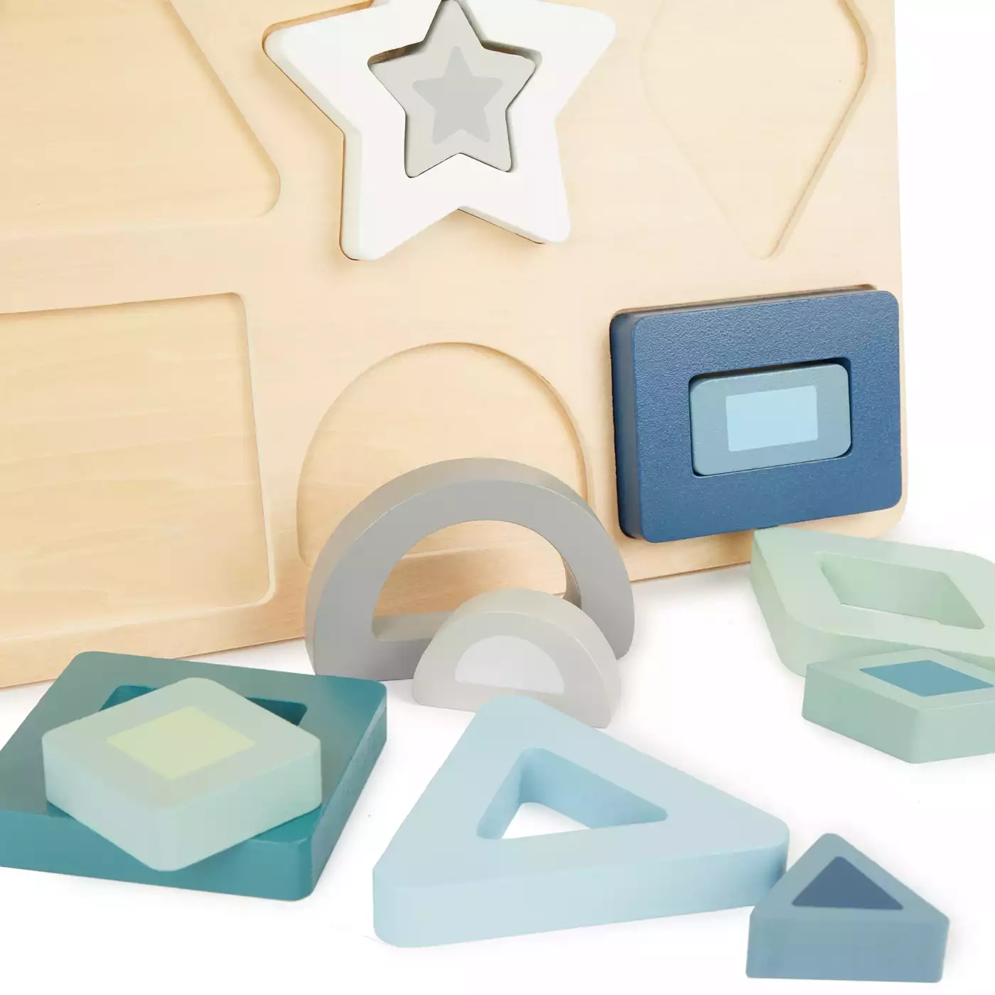 Holzpuzzle, bieco, Braun – Produktansicht