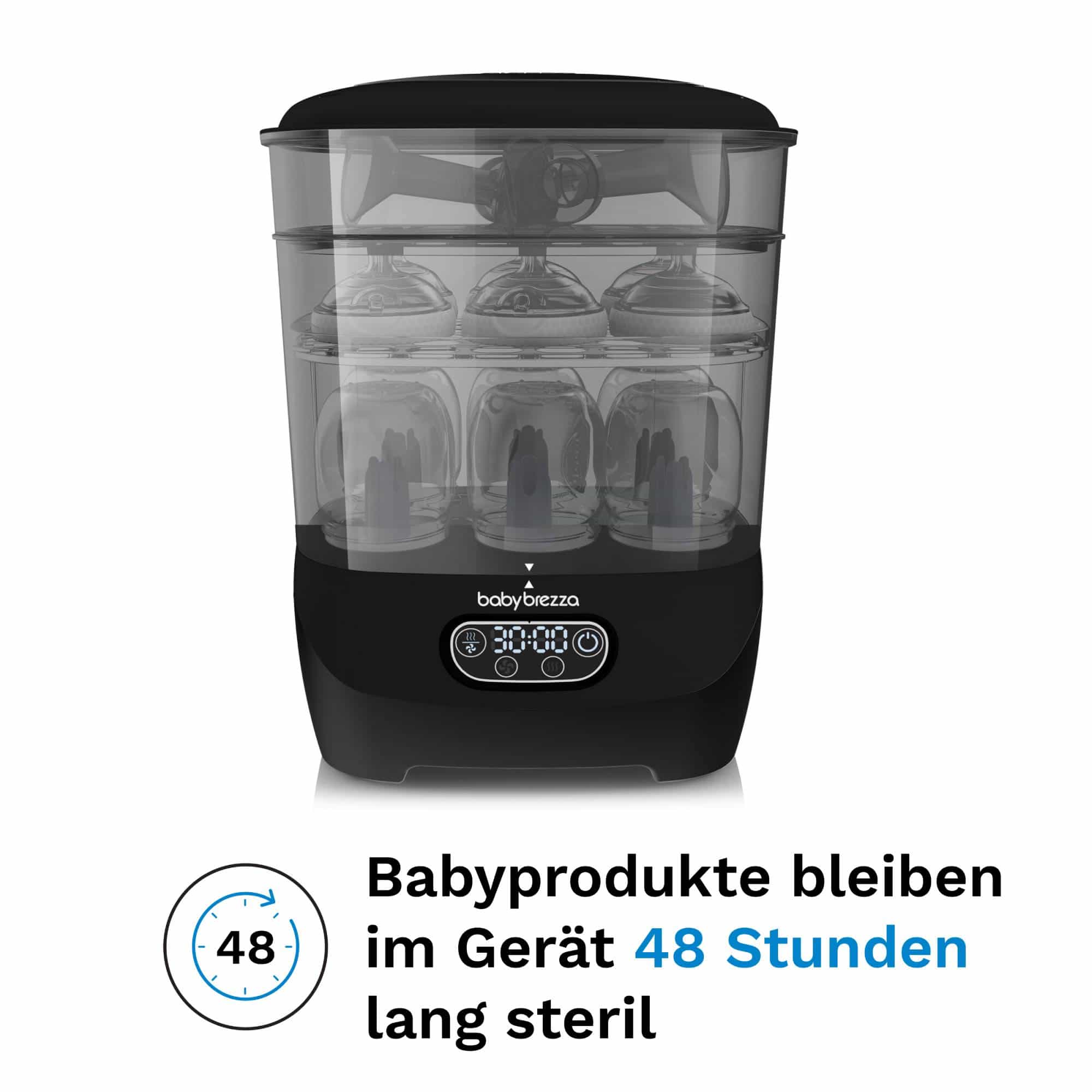 Vaporisatoren, babybrezza, Schwarz – Produktansicht