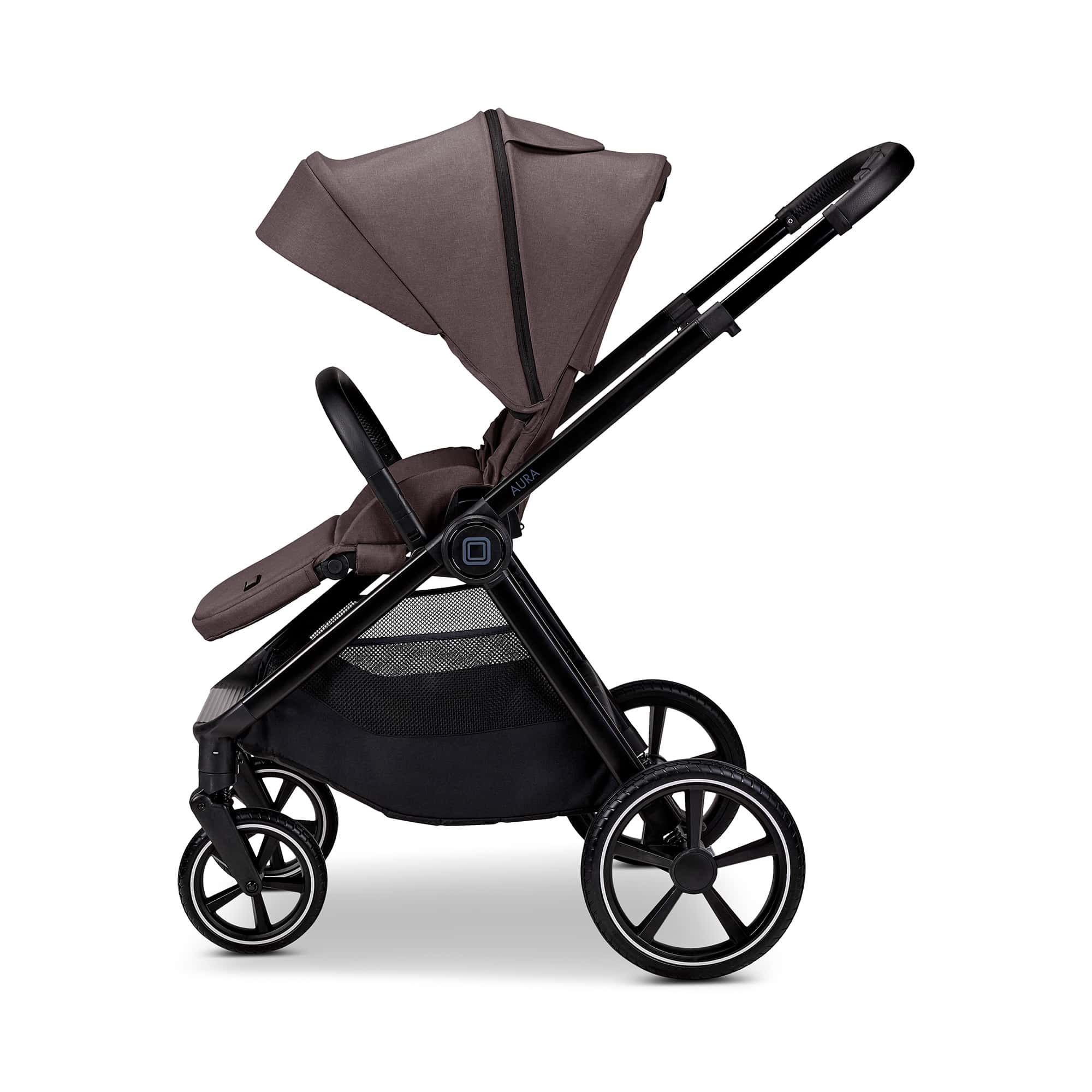 Kombi-Kinderwagen, MOON, Braun – Produktansicht