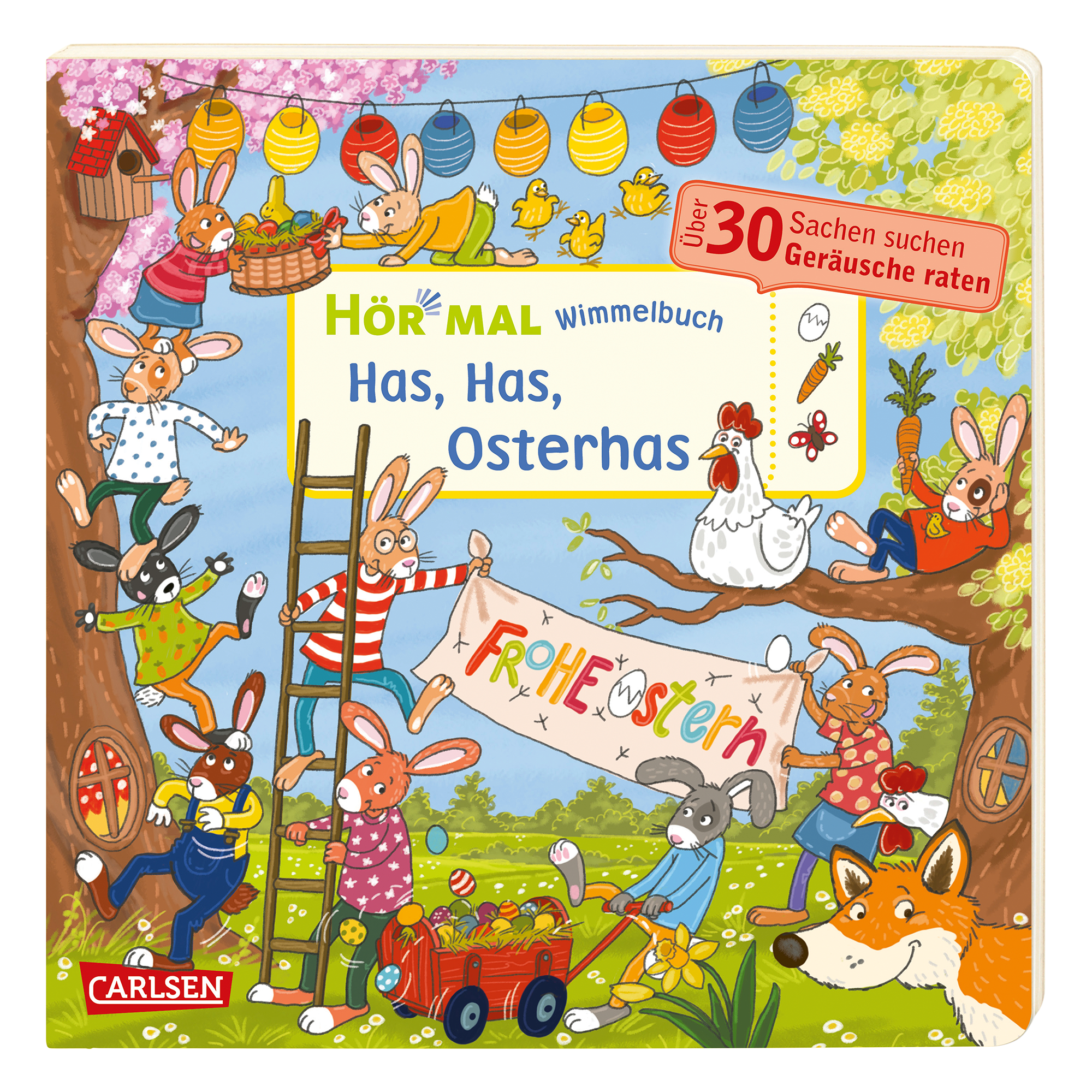 Kinderbücher, CARLSEN, Mehrfarbig – Besonderheit: 30 Sounds auf 6 Wimmelbildern