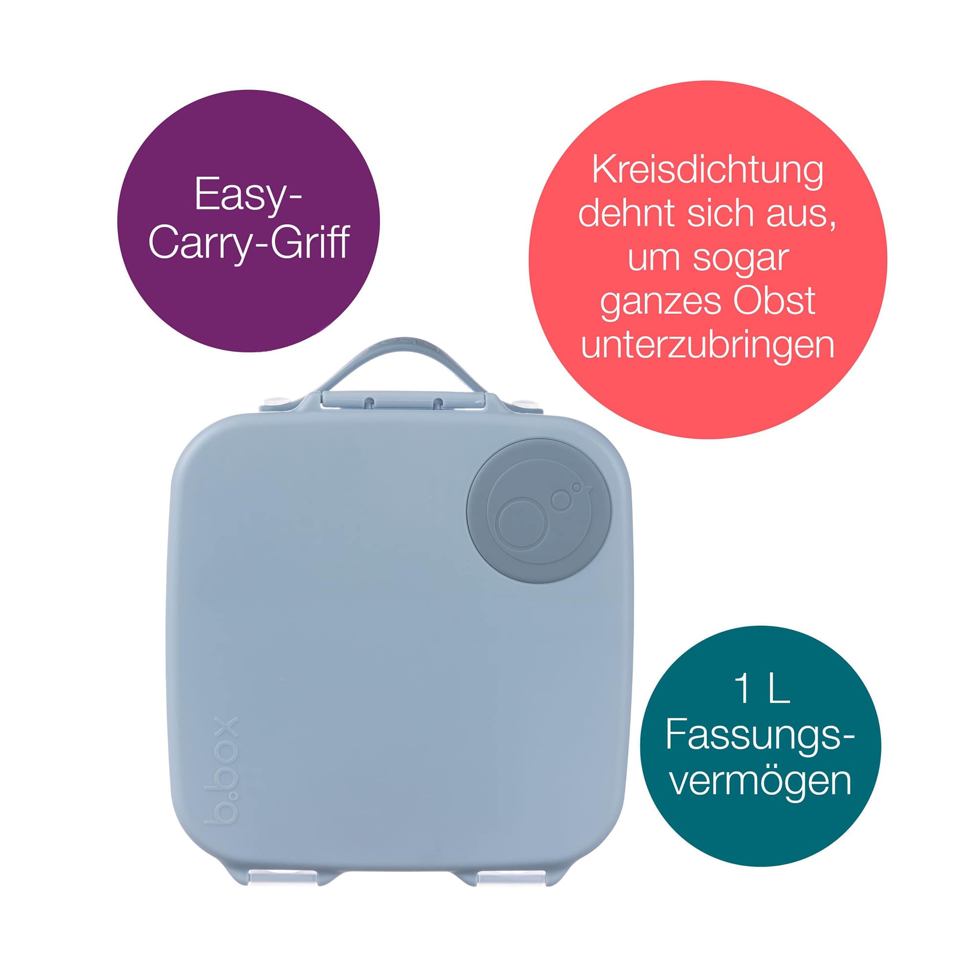 Brotdosen & Snackboxen, B.box, Blau – Produktansicht