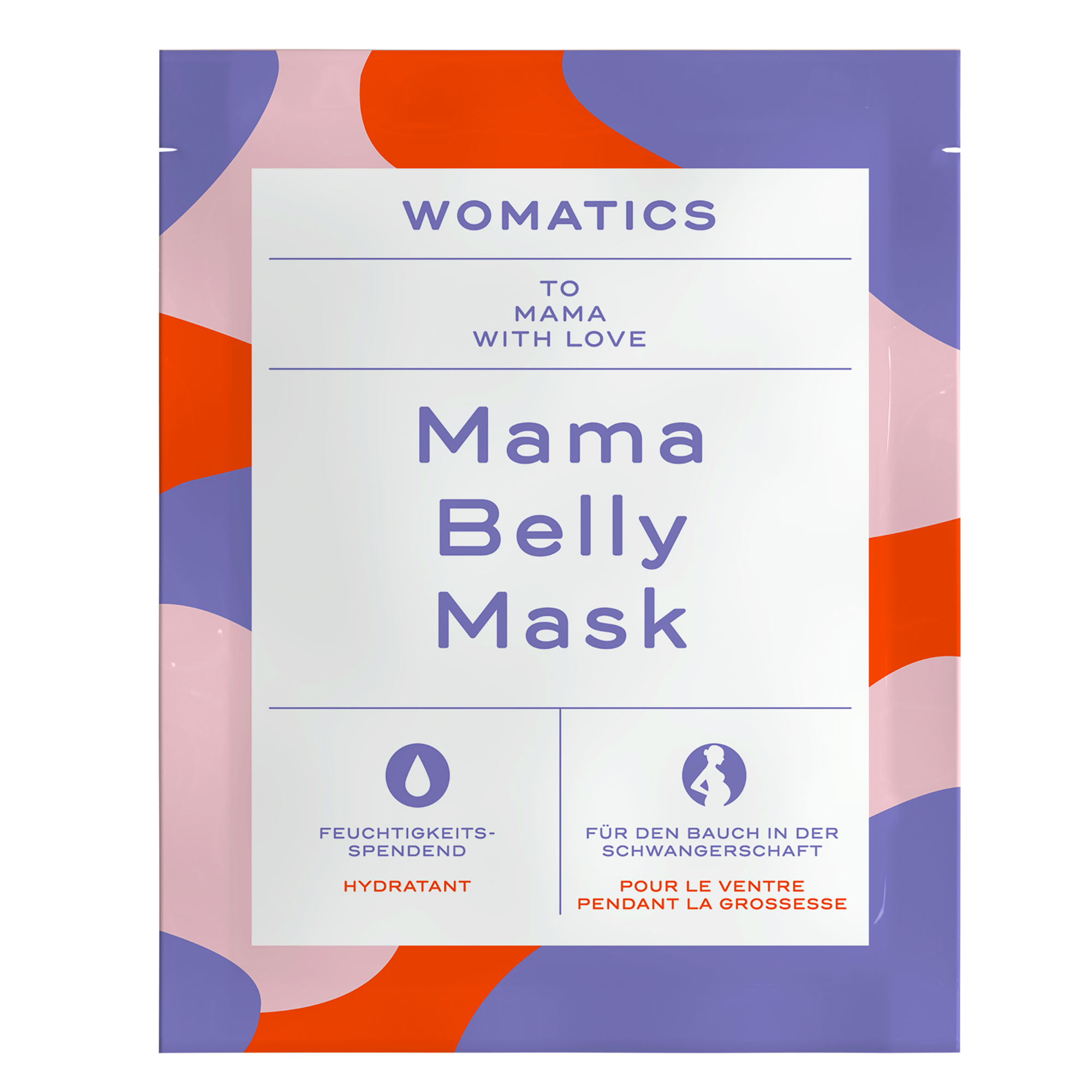 Mama Belly Mask Babybauch Tuchmaske WOMATICS Mehrfarbig 2000583664505 1