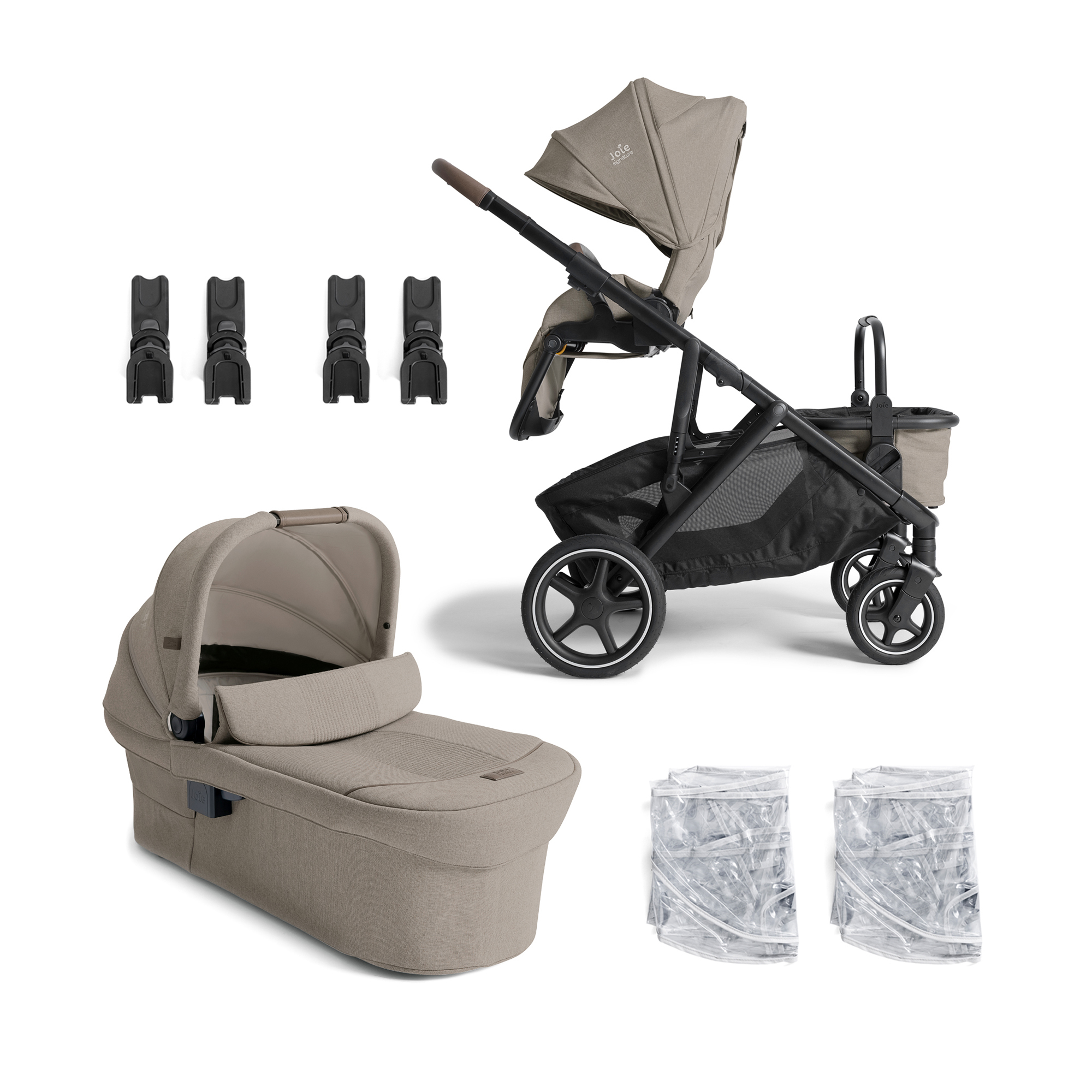 Kombi-Kinderwagen, Joie signature, Beige – Produktansicht