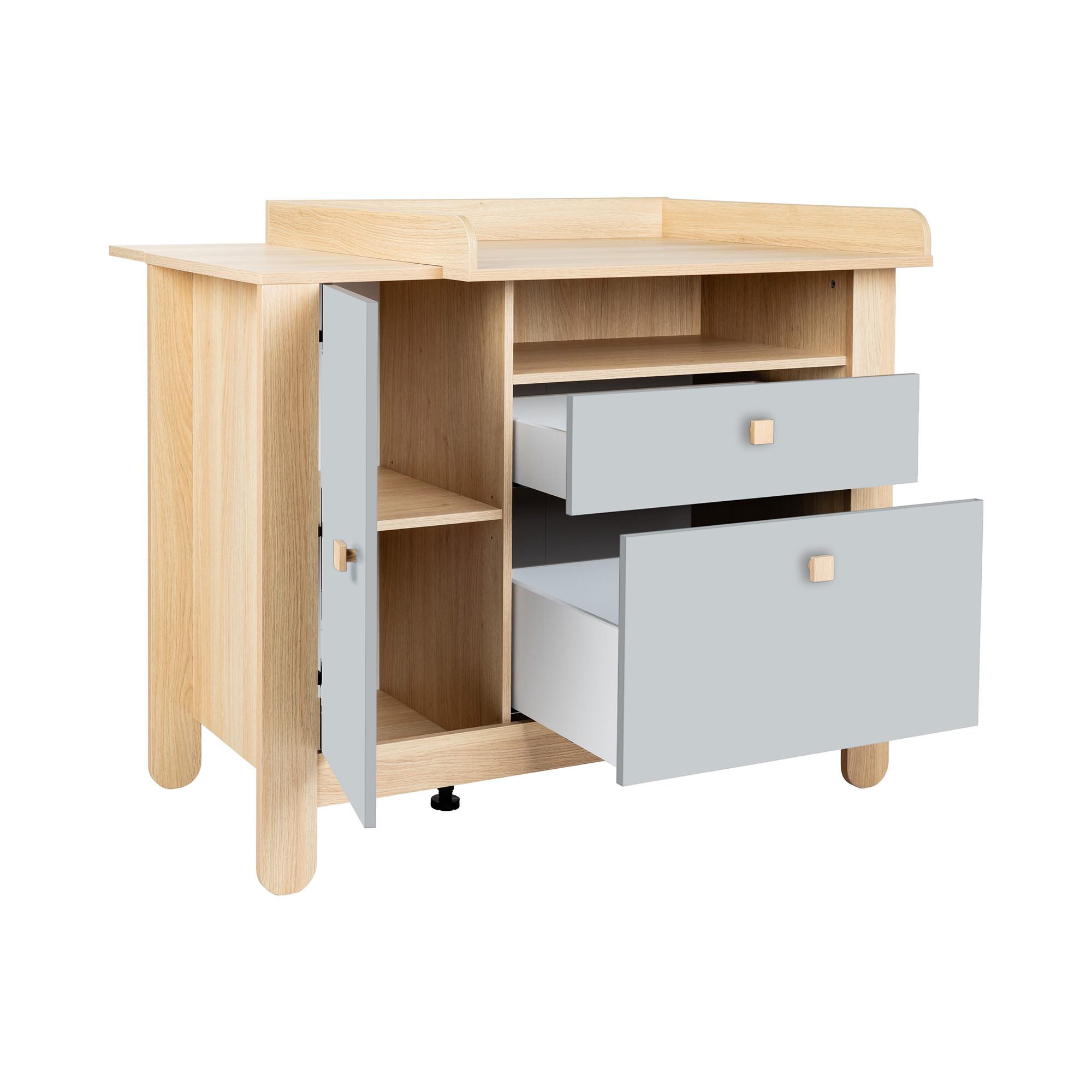 Wickelkommoden, LITTLE ONE, Grau – Produktansicht