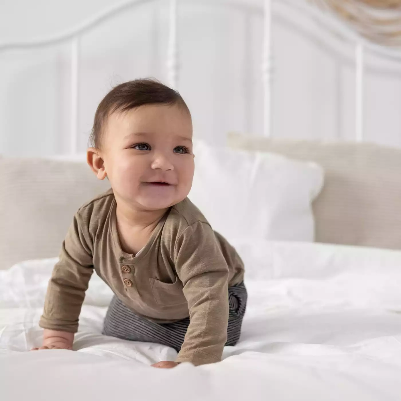 Langarmshirts, FEETJE, Grün – Besonderheit: Organic Cotton