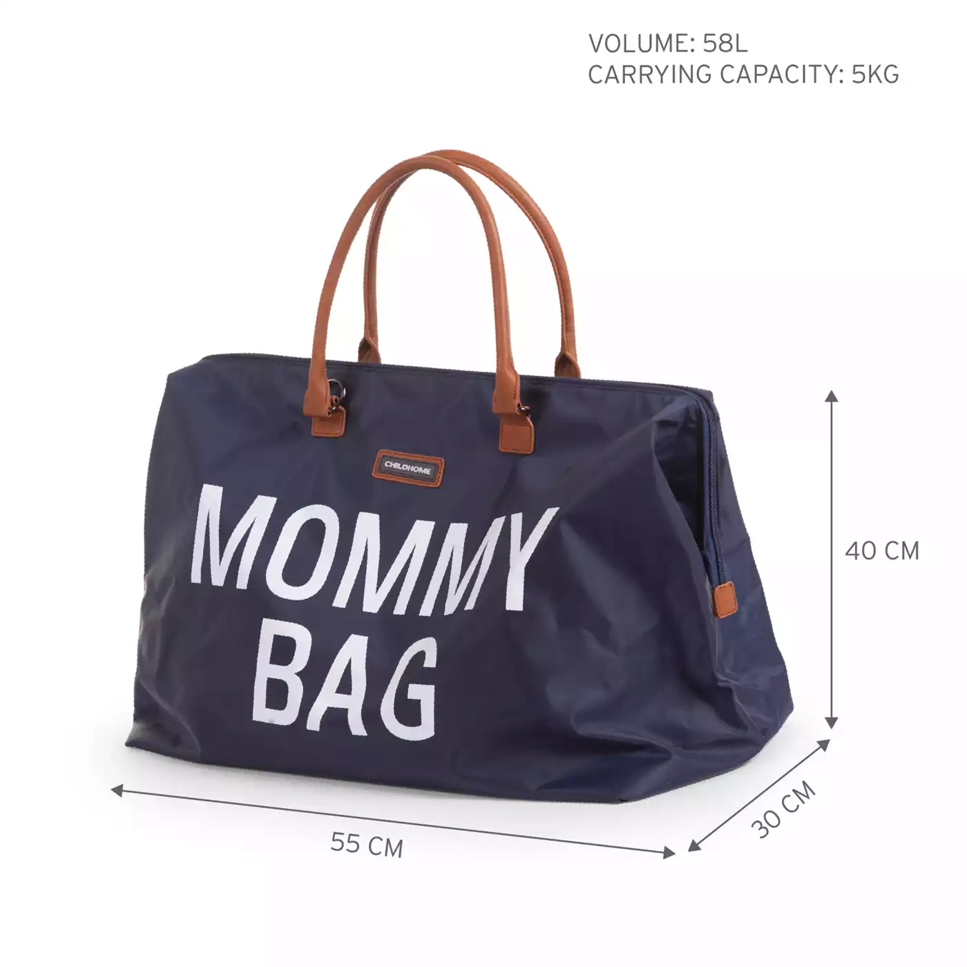 Wickeltaschen, CHILDHOME, Blau – Produktansicht