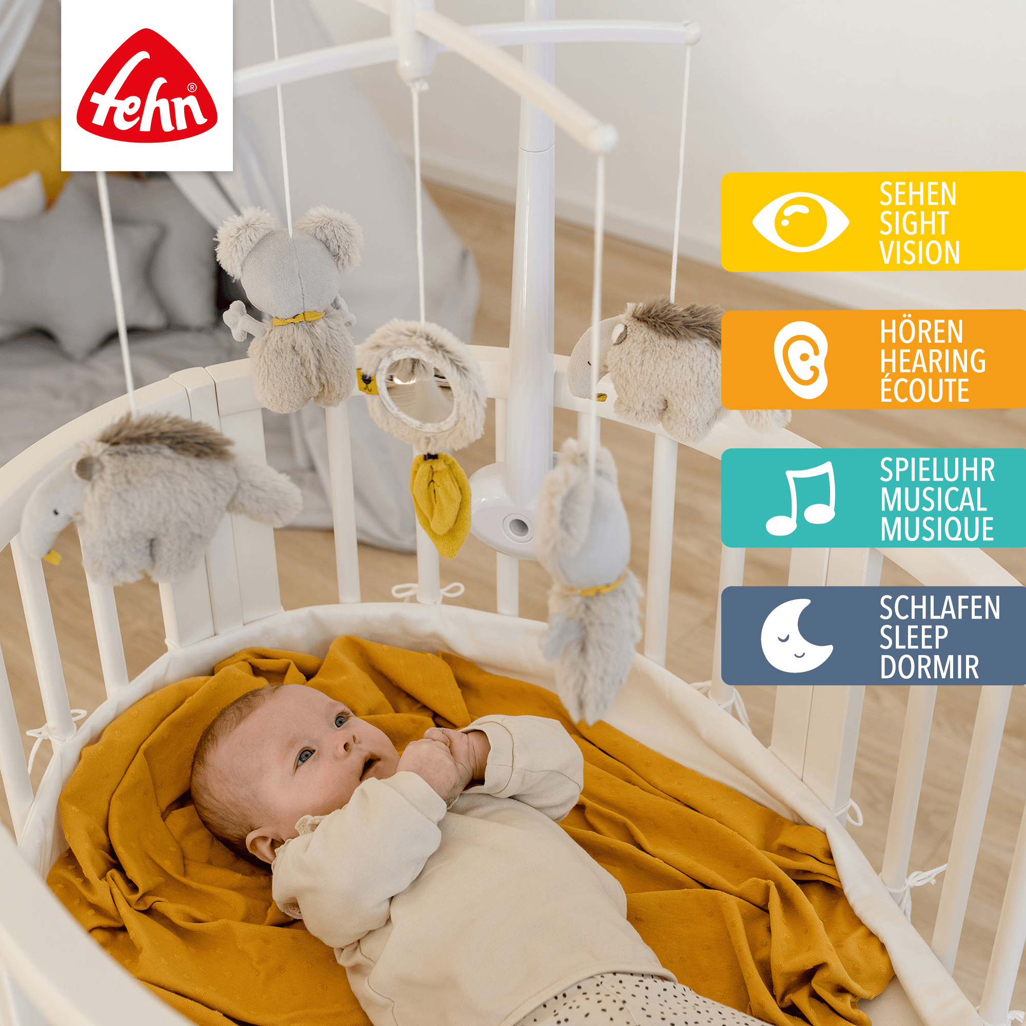 Mobilés, fehn, Weiß – Produktansicht