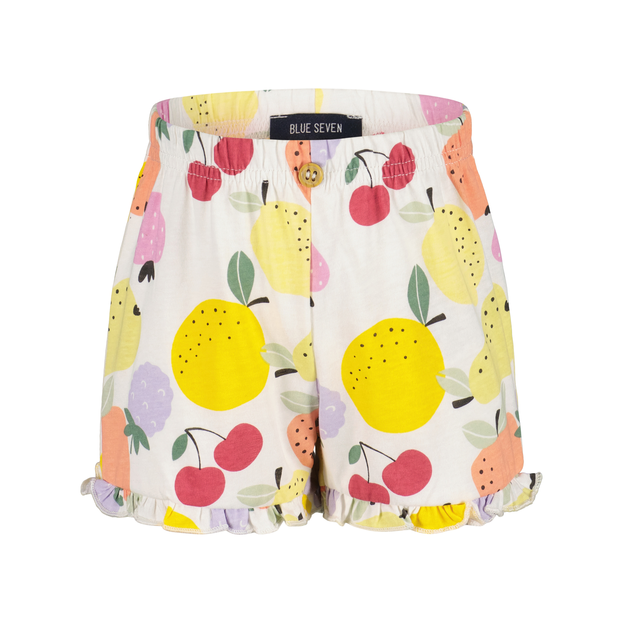 Kurze Hosen, blue seven, Weiß – Besonderheit: aus 100% Baumwolle