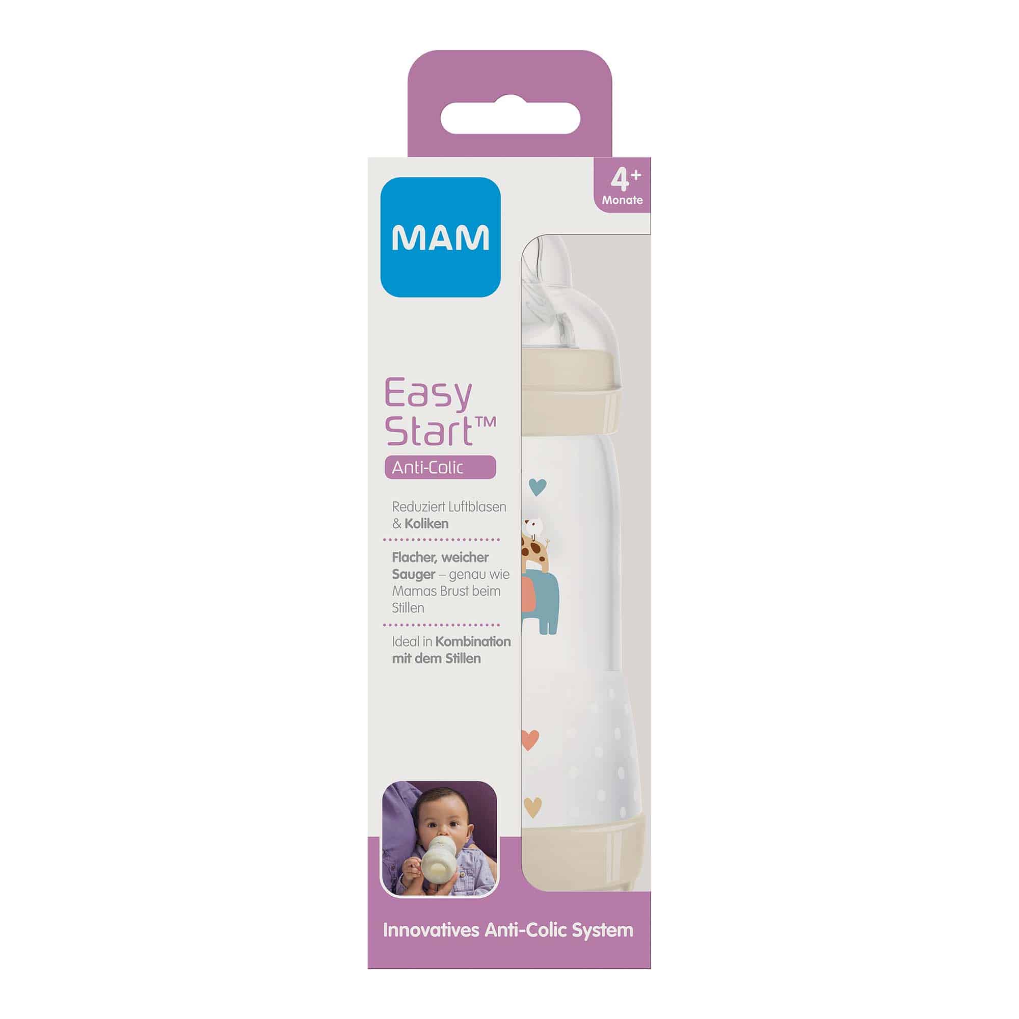 Babyfläschchen, MAM – Produktansicht