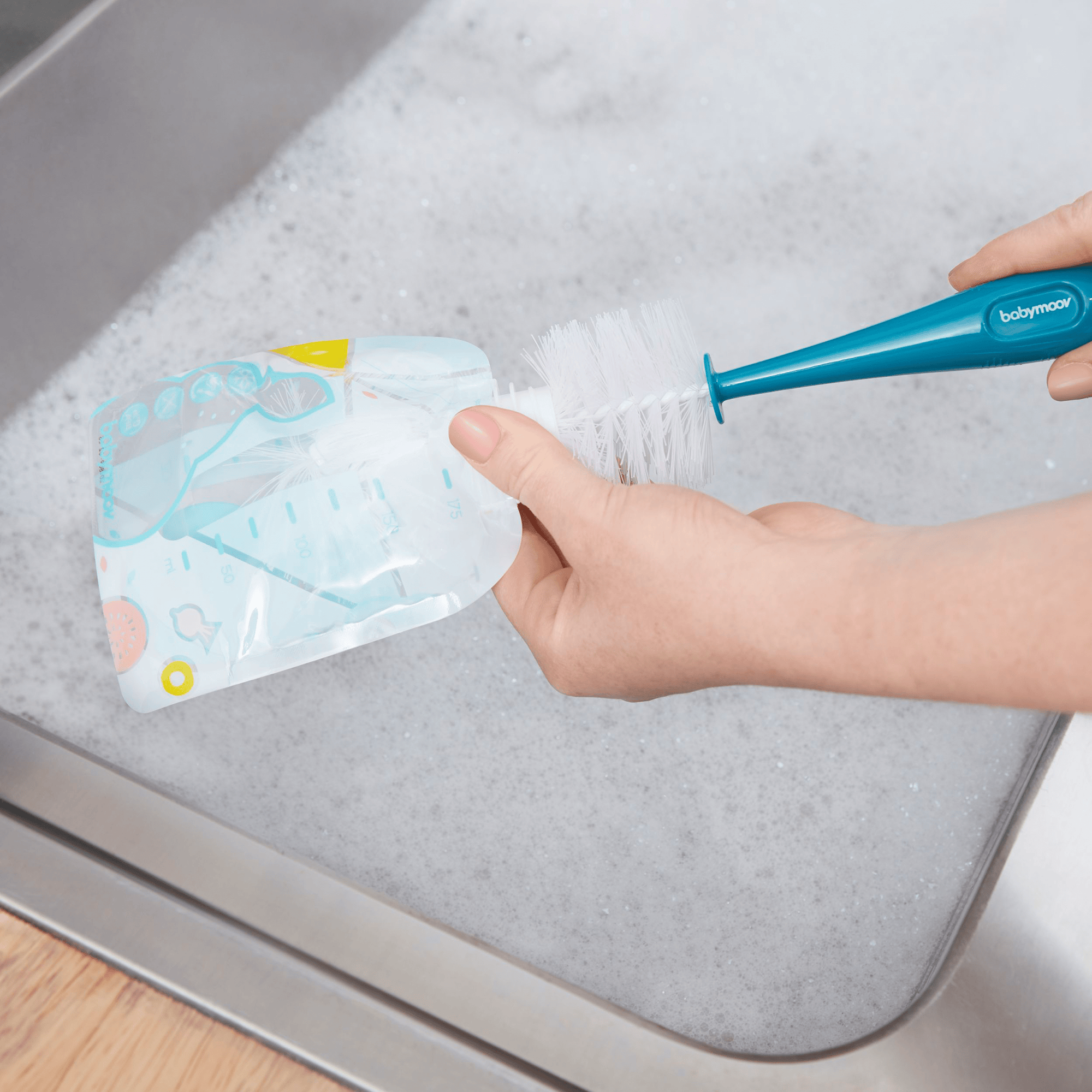 Flaschenzubehör, babymoov, Blau – Produktansicht