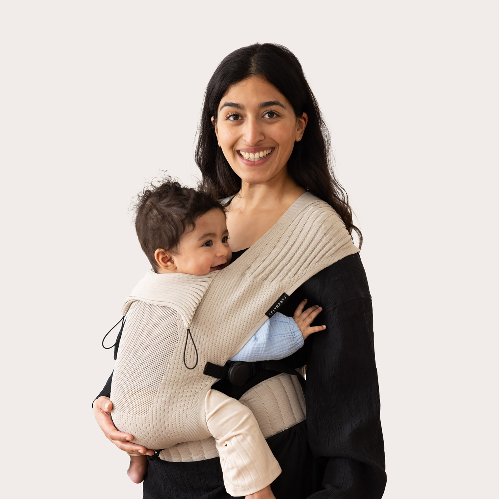 Babytragen, FLYBABY, Beige – Produktansicht