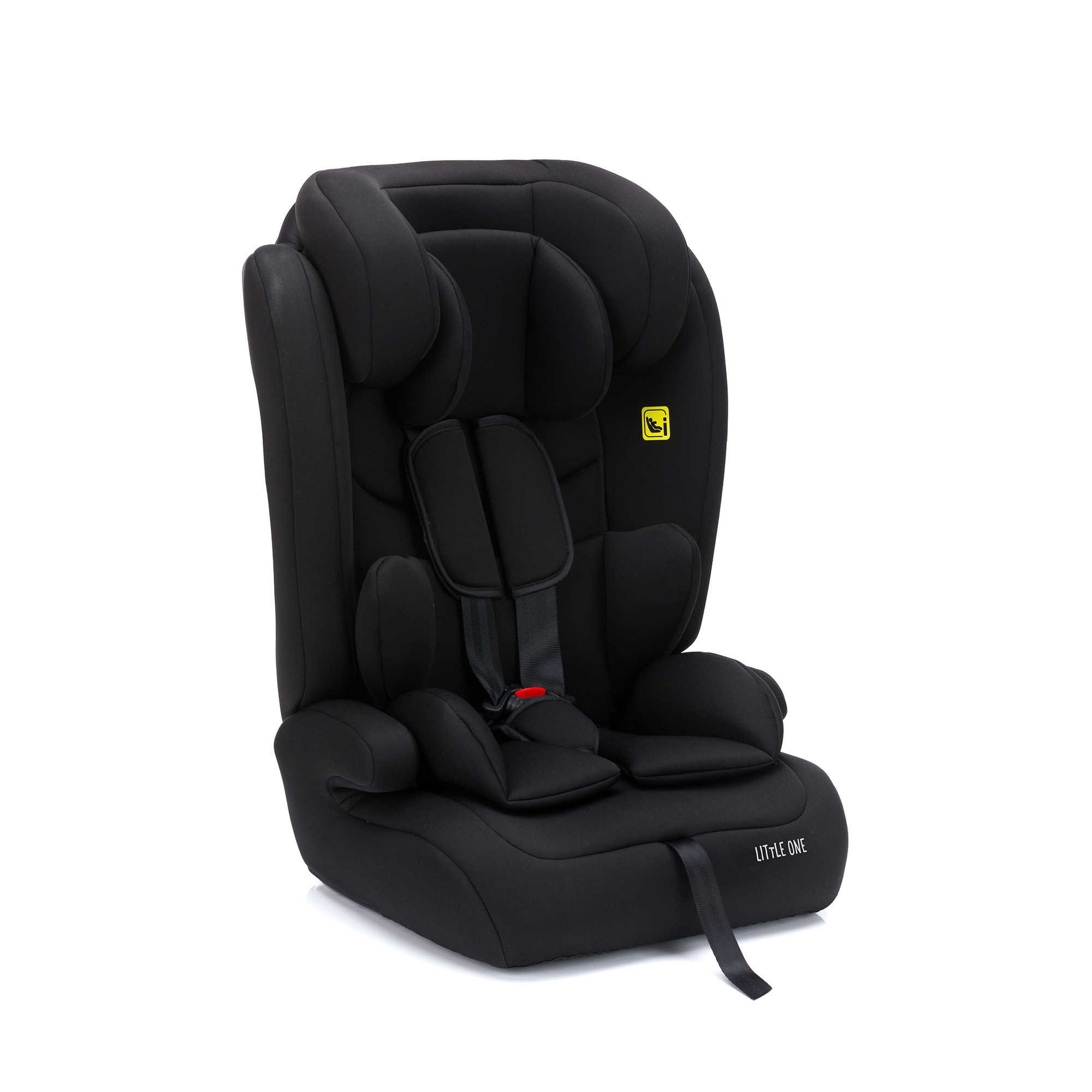 Kindersitze 9-36 kg, Gruppe 1/2/3, LITTLE ONE, Schwarz – Besonderheit: verstellbare Kopfstütze