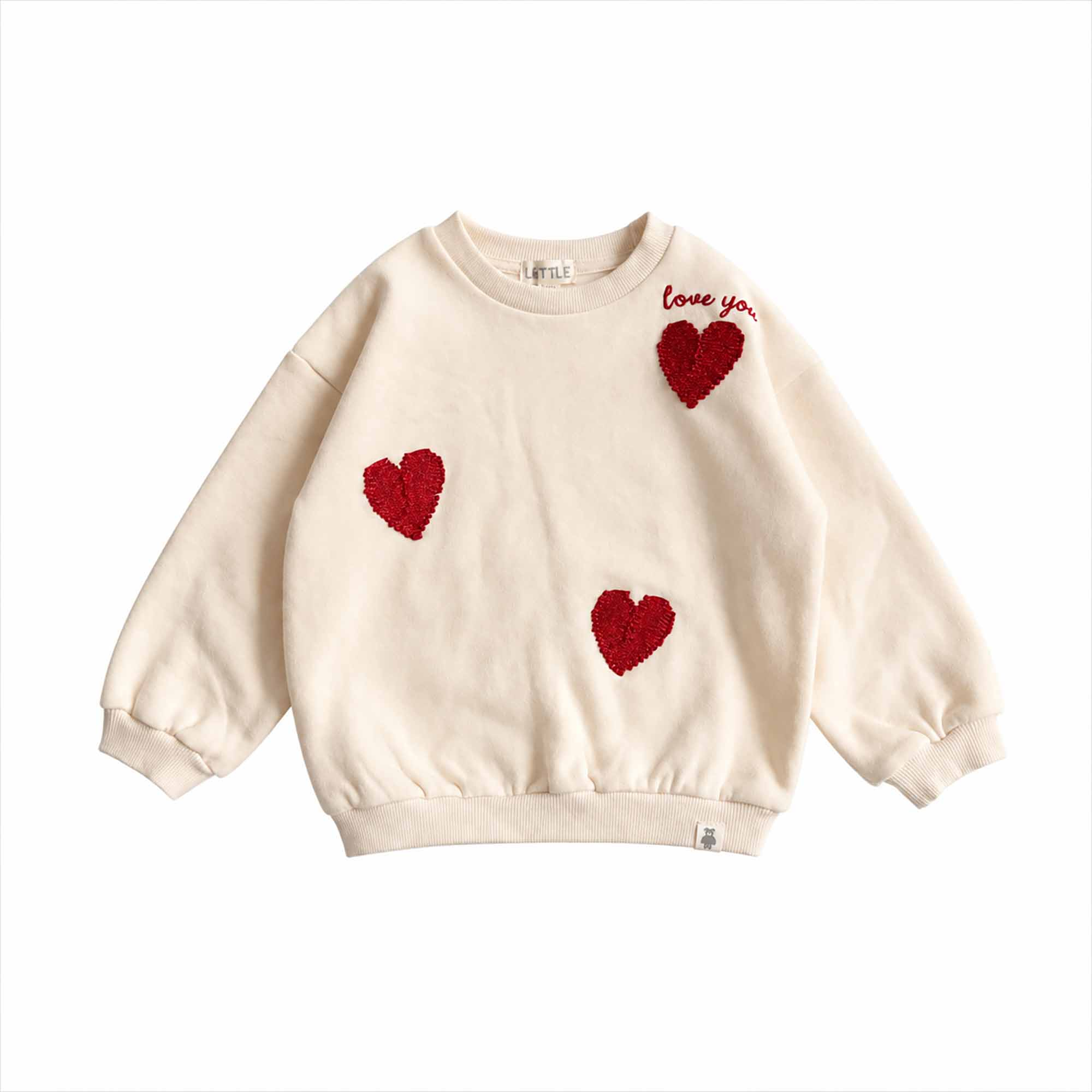 Pullover & Sweatshirts, LITTLE, Weiß – Besonderheit: 80% Baumwolle