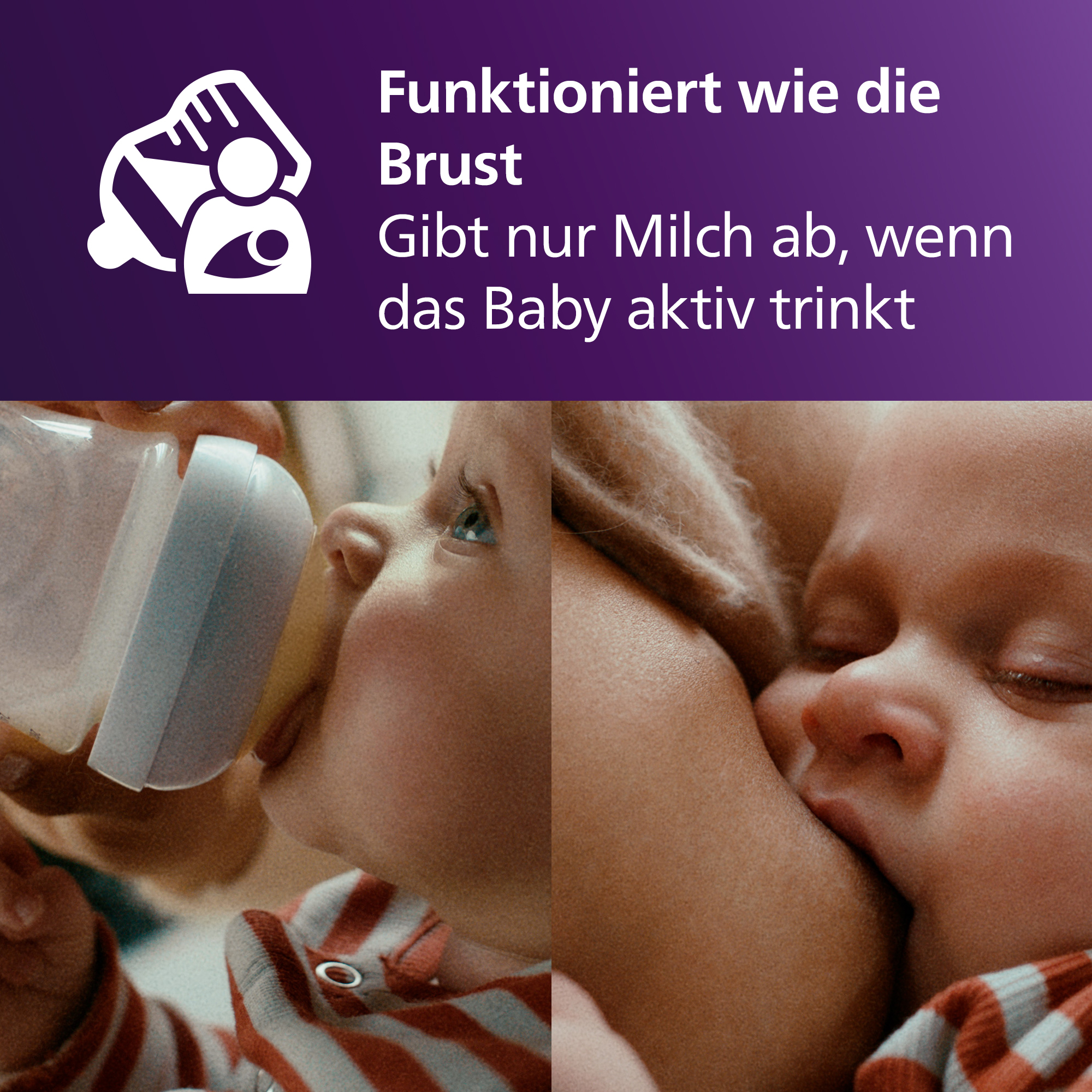 Trinksauger, PHILIPS AVENT, Transparent – Produktansicht