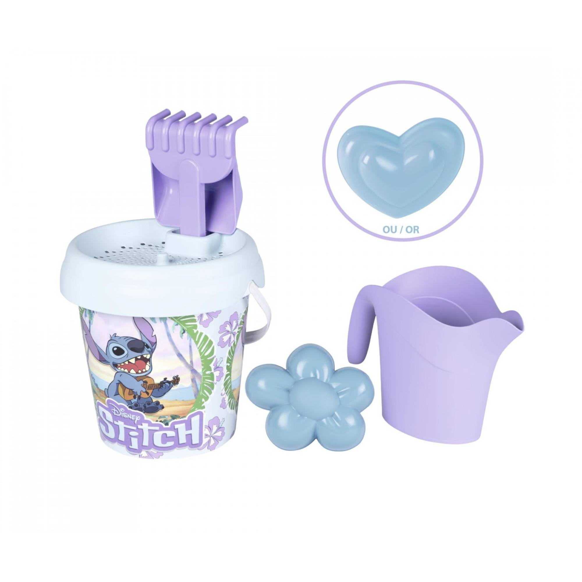 Smoby, Lila – Besonderheit: Sandeimer mit großem Stitch-Motiv