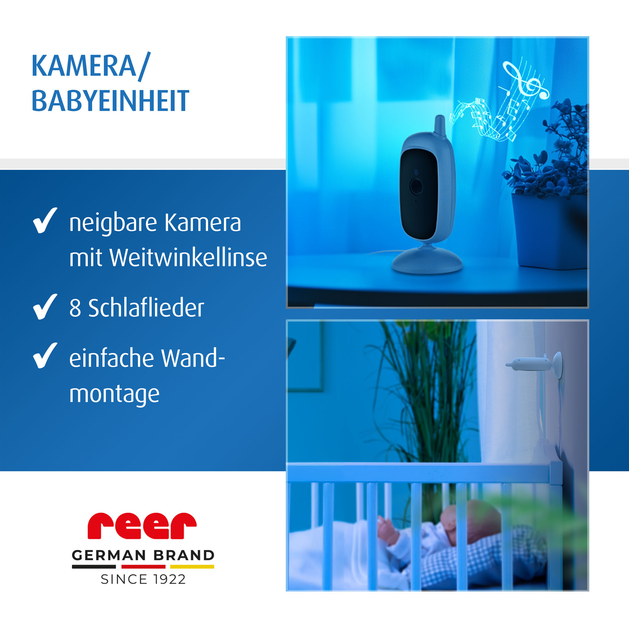 Video Babyphone, reer, Weiß – Produktansicht