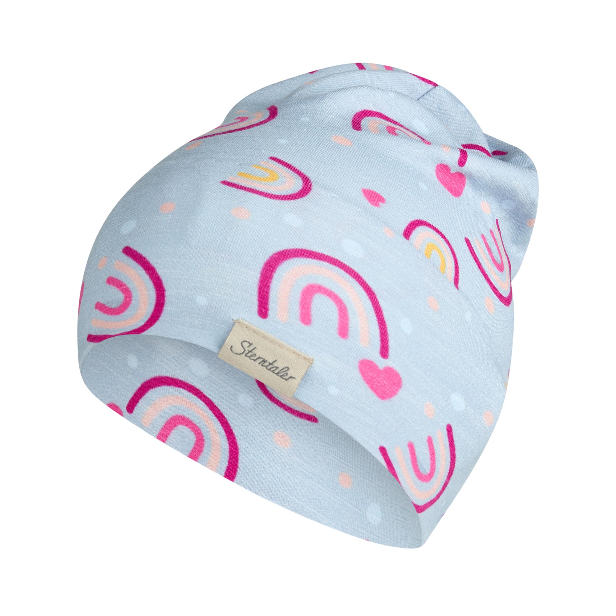 Beanie Mützen, Sterntaler, Blau – Produktansicht