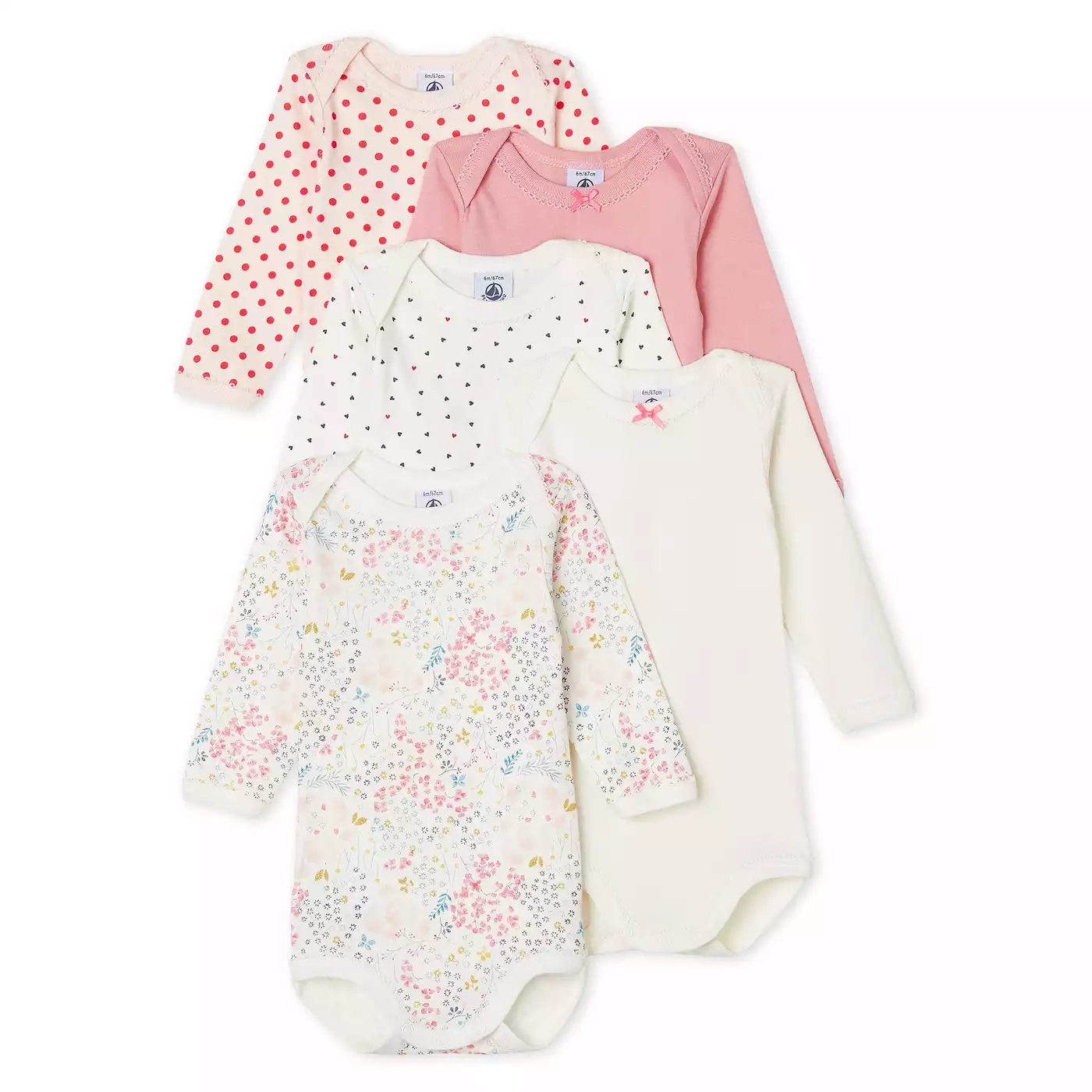 Langarmbodys, PETIT BATEAU – Produktansicht