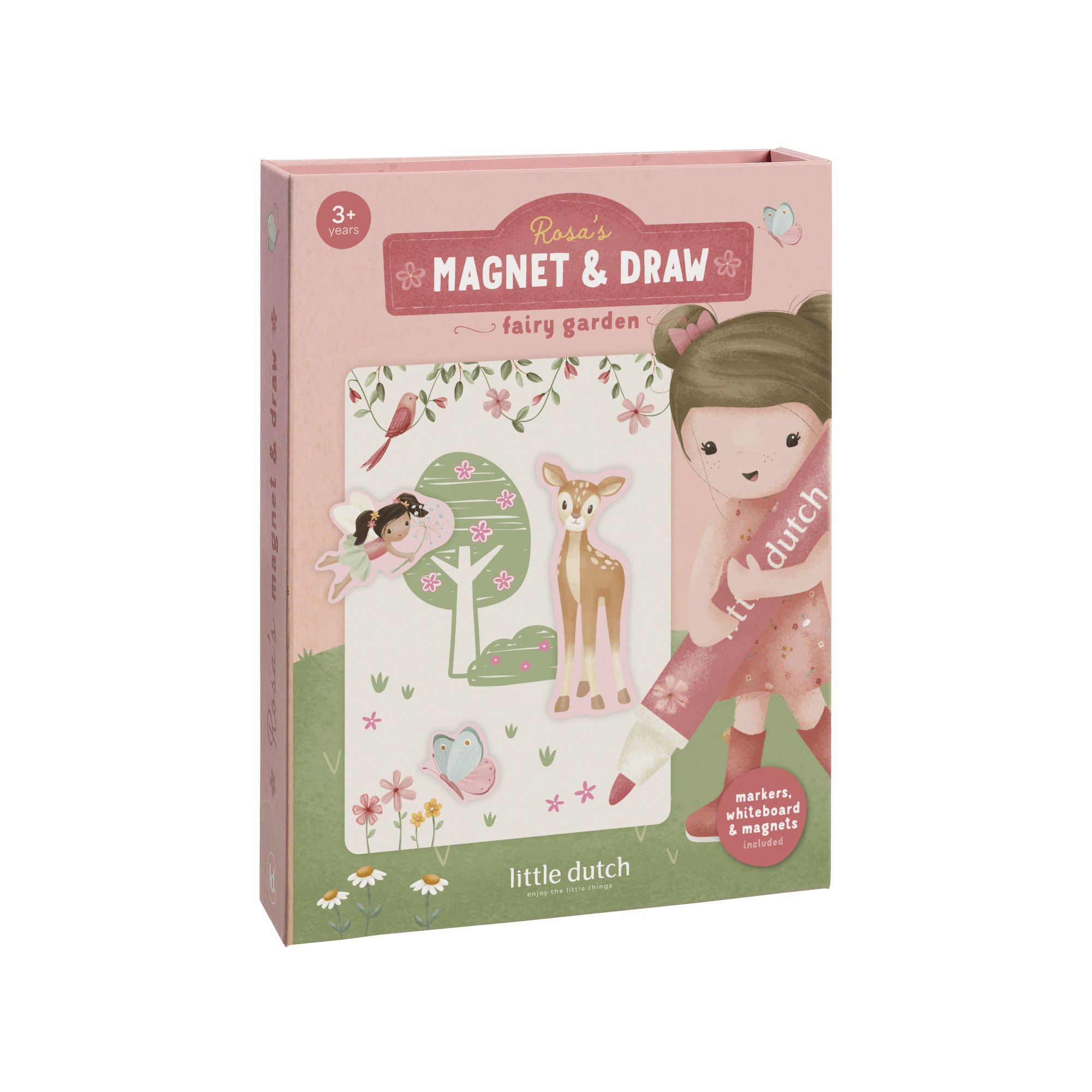 Malbücher, LITTLE DUTCH, Pink – Produktansicht