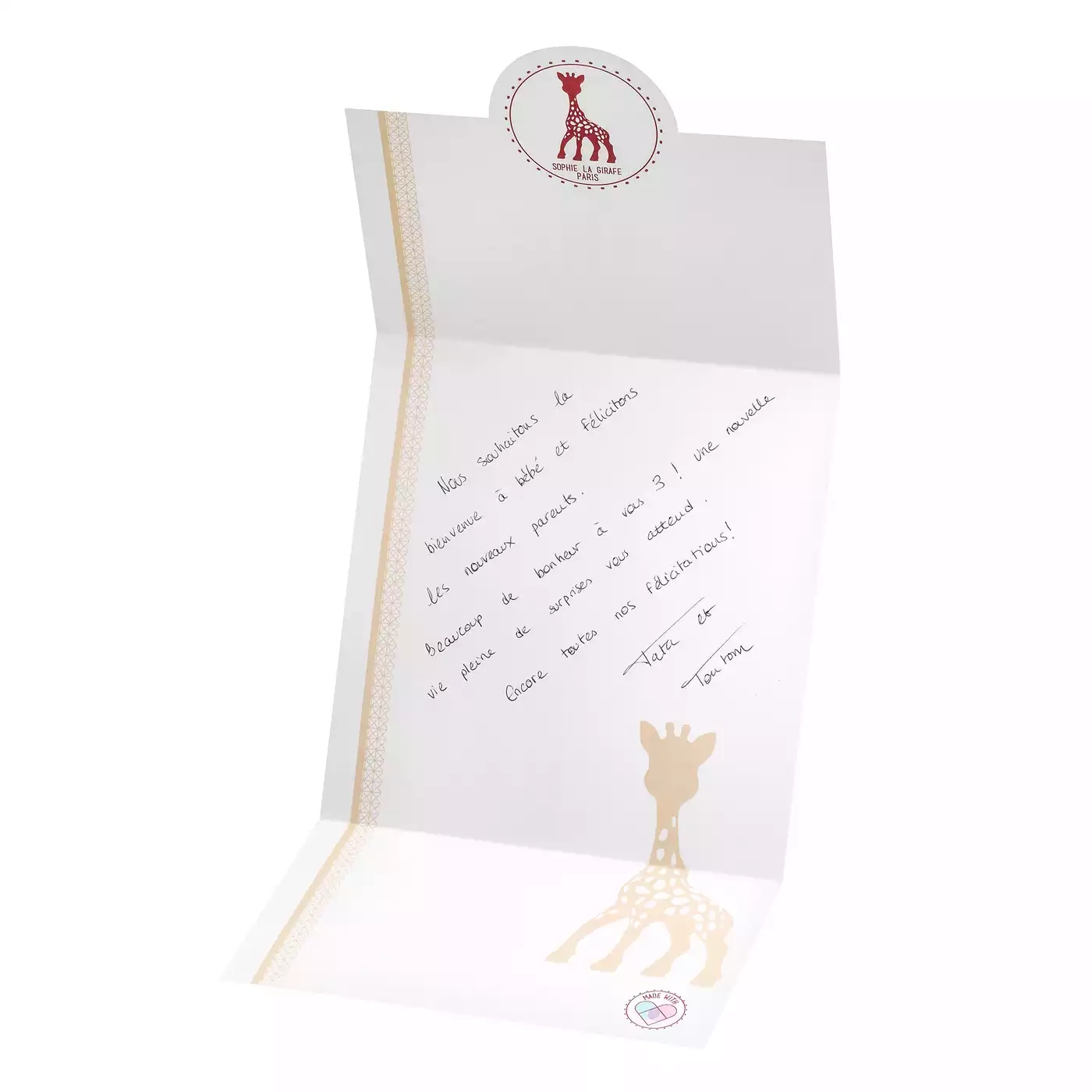 Kinderspielzeug, SOPHIE GIRAFE, Beige – Produktansicht