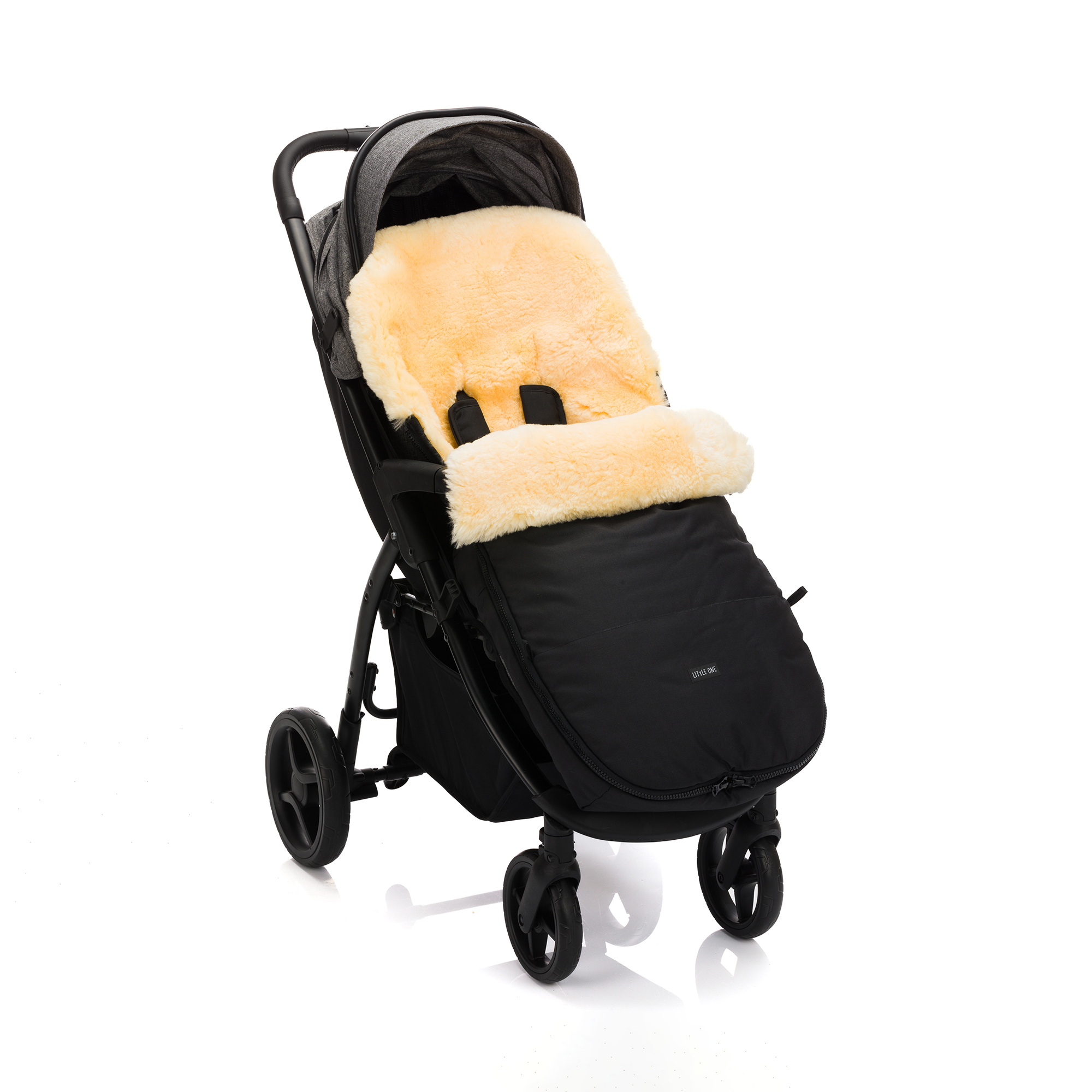 Fußsäcke & Decken, LITTLE ONE, Schwarz – Produktansicht